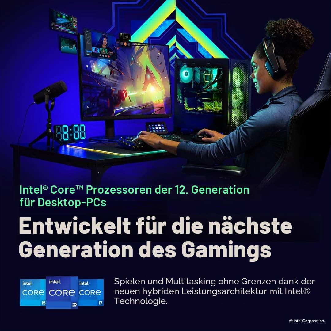 Intel® Core™ i9-12900KF Desktop-Prozessor, 16 (8P+8E) Kerne, bis zu 5,2 GHz, übertaktbar, LGA1700, Chipsatz der 600er-Reihe, 125 W Bild 7