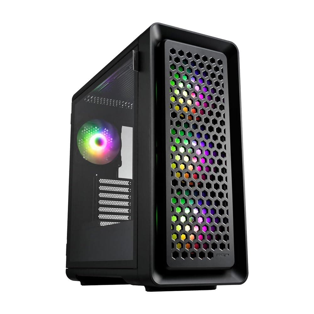 FSP ATX CUT593P Ultra Tower Black Marke Bild 2