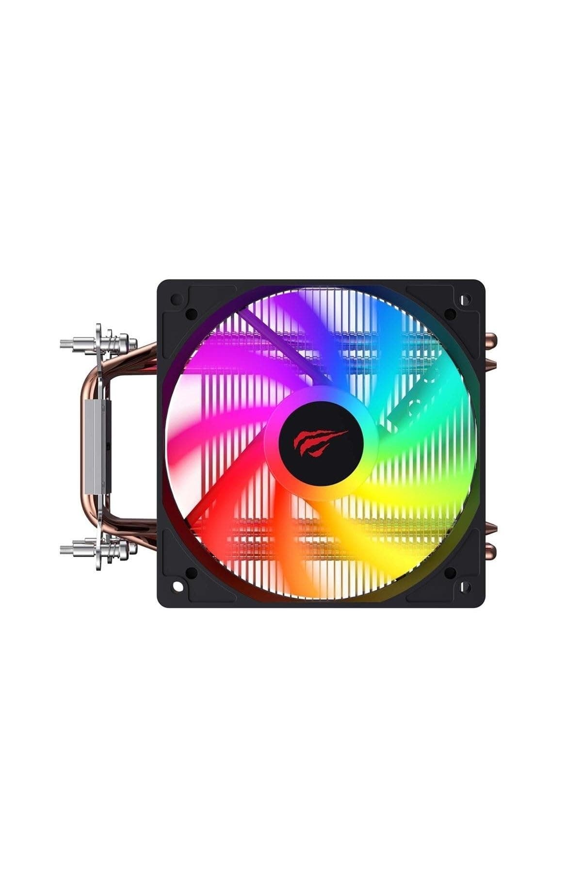 Havit Gamenote F2005 120mm RGB CPU Kühler Kupferrohr Intel LGA1700 PC Lüfter für Gamer, Inspirierender RGB Prozessorlüfter zur Optimierung der Gaming-Performance und Kühlung Bild 3