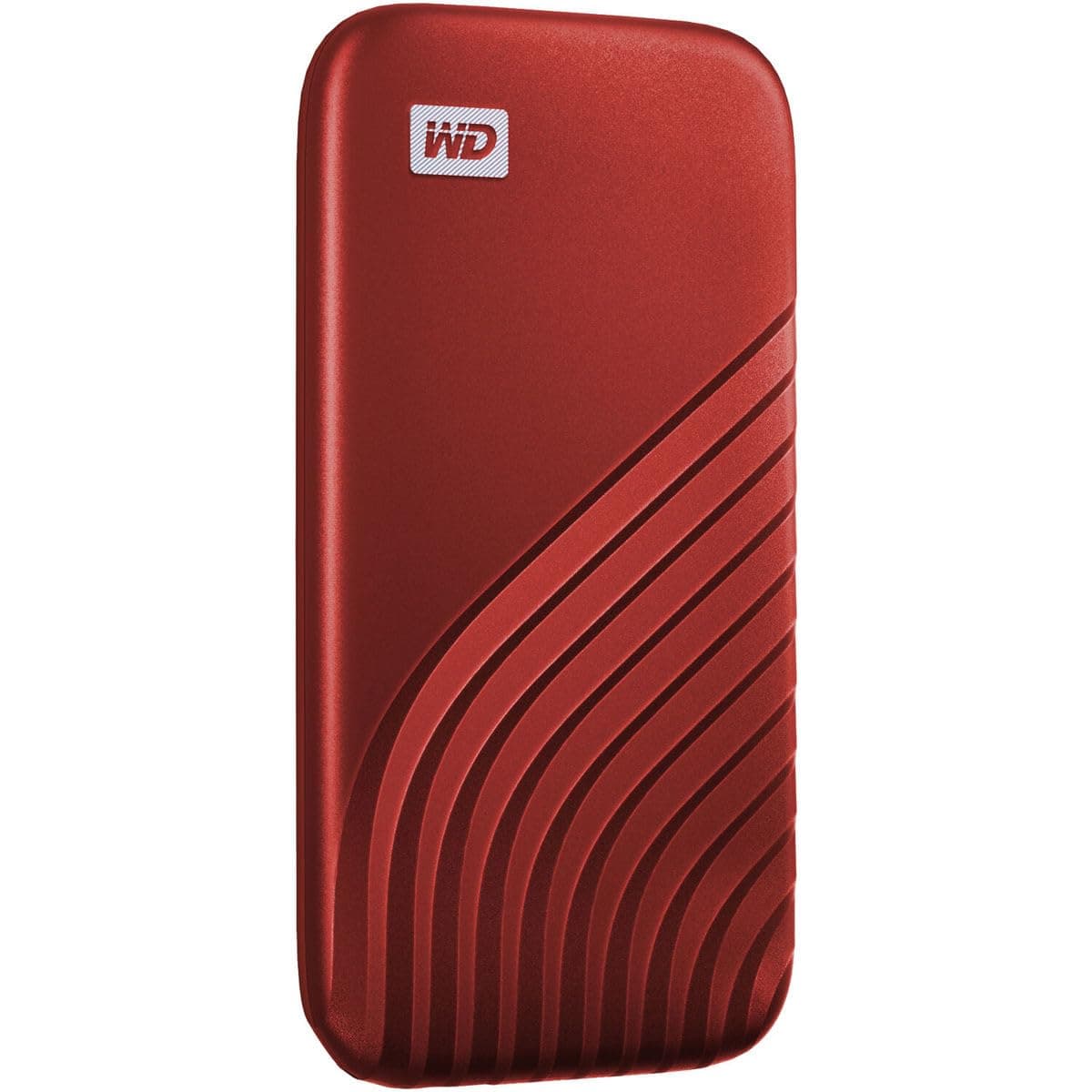 WD My Passport SSD 2 TB mobiler SSD Speicher (NVMe-Technologie, USB-C und USB 3.2 Gen-2 kompatibel, Lesen 1050 MB/s, Schreiben 1000 MB/s) Rot 1000MB/s 2 TB Rot SSD