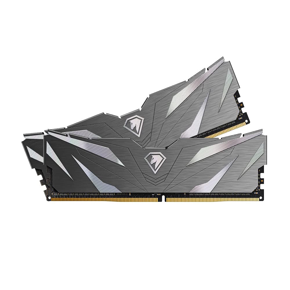 Netac DDR4 DRAM 32 GB Kit (2 x 16 GB) 3200 MHz XMP 2.0 Dual Channel RAM CL16 (PC4-25600) 1,35 V 288-Pin verbesserter Aluminium-Kühlkörper ideal für Gaming-Computer-Upgrade – Shadow II Serie 32GB Kit (2x16GB) 3200 MHz Schwarz