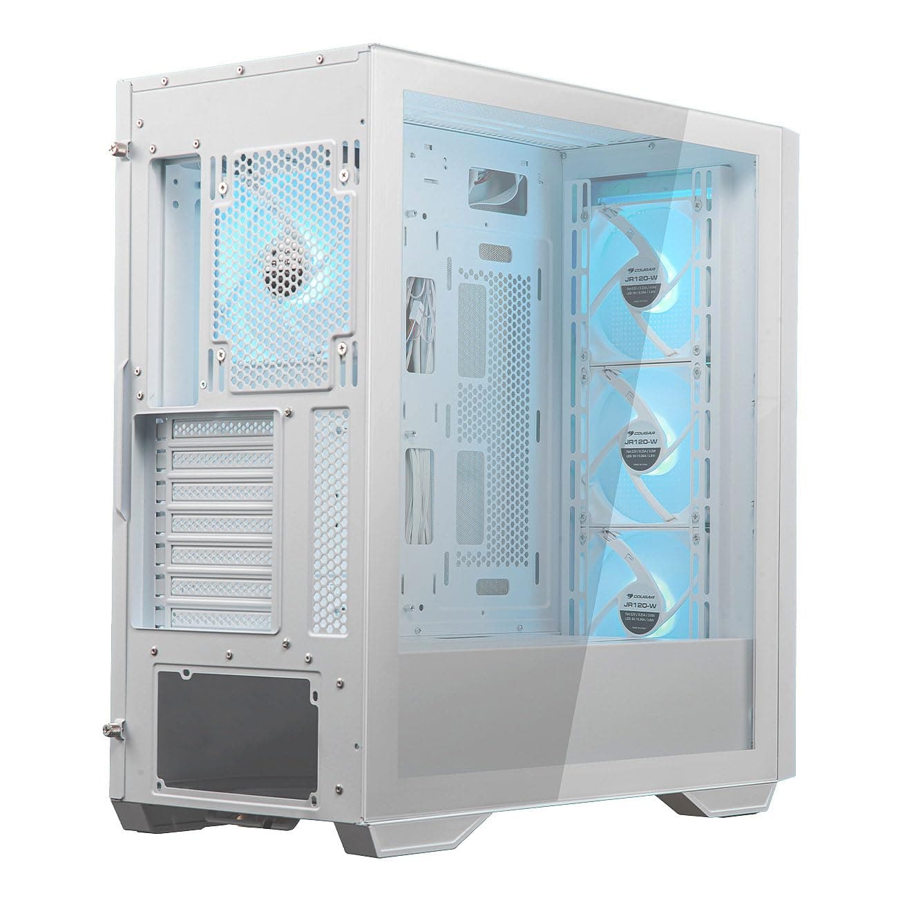 Cougar Uniface RGB Mid Tower weißes Gehäuse mit 4 x ARGB-Lüftern Bild 3