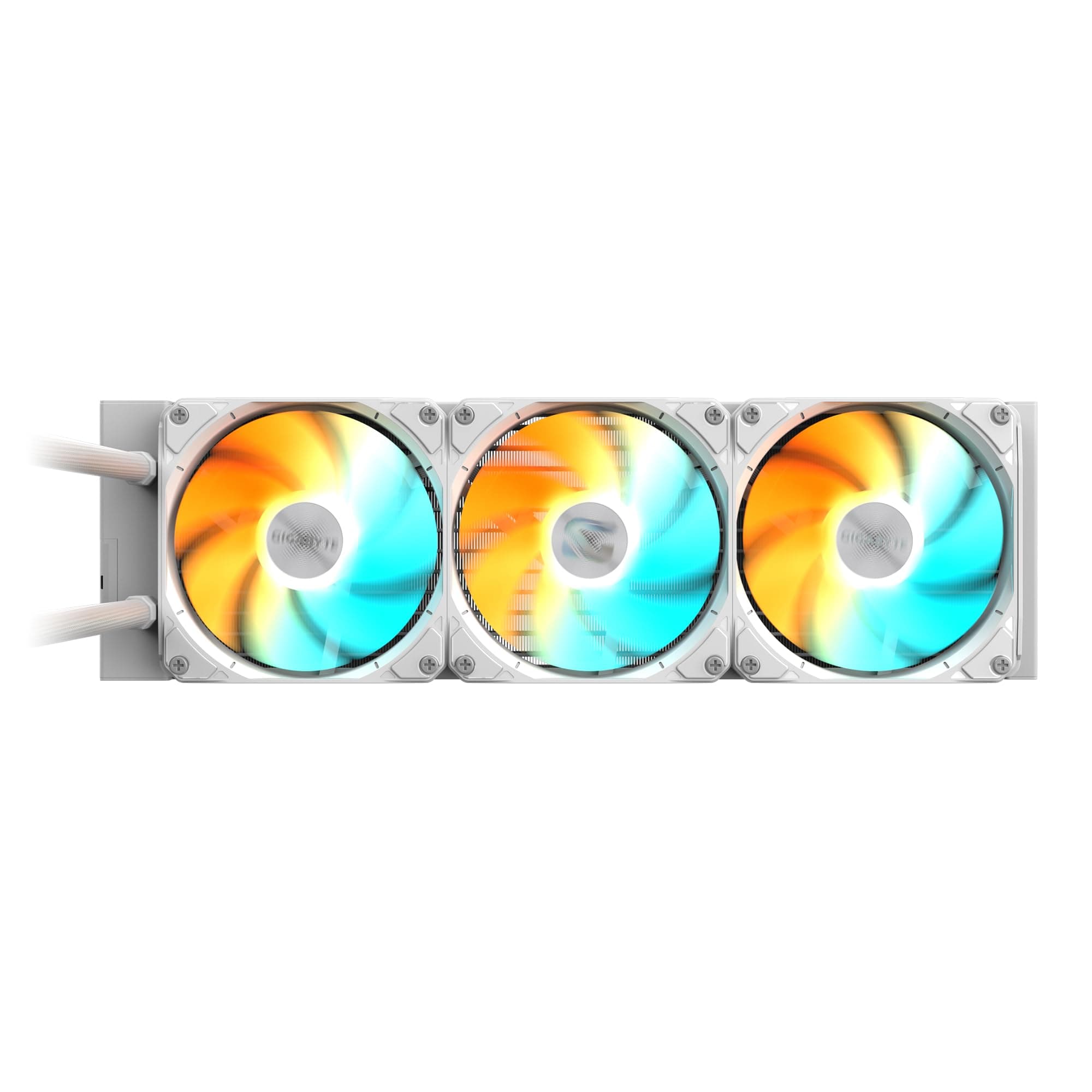GIGABYTE Gaming 360 Ice Flüssigkeitskühler für CPU - 3x120 mm ARGB-Lüfter, Schiebe-Verriegelungsmechanismus, Daisy-Chain, Kompatibel mit Intel LGA 1851 und AMD AM5 Bild 5