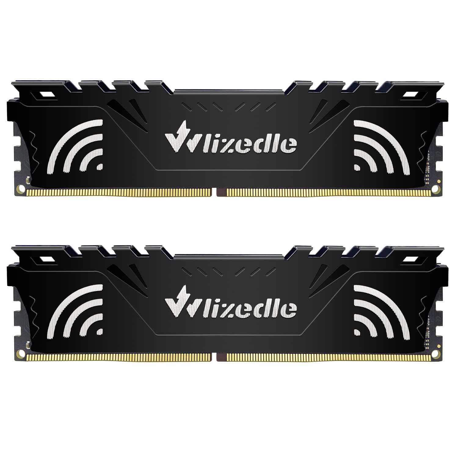 DDR4 3200MHz XMP 2.0 Desktop Memory RAM 32GB Kit (2x16GB) CL16 UDIMM, PC Arbeitsspeicher PC4-25600 288-Pin 1,35V Non-ECC Computer Speicher Upgrade für Rechner, Schwarz 16GBx2 3200 MHz - DDR3 Schwarz