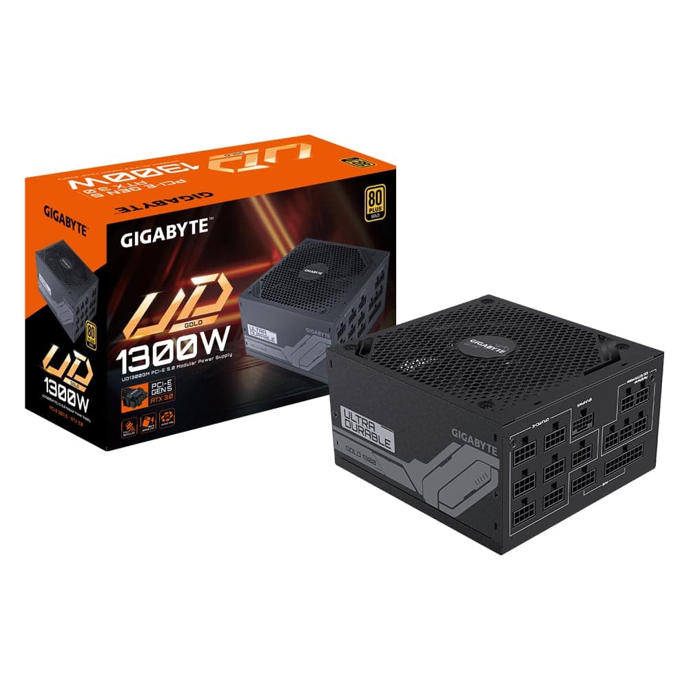 Gigabyte Gp-ud1300gm Pg5 1000w 80+ Gold Power Supply One Size Bild 2