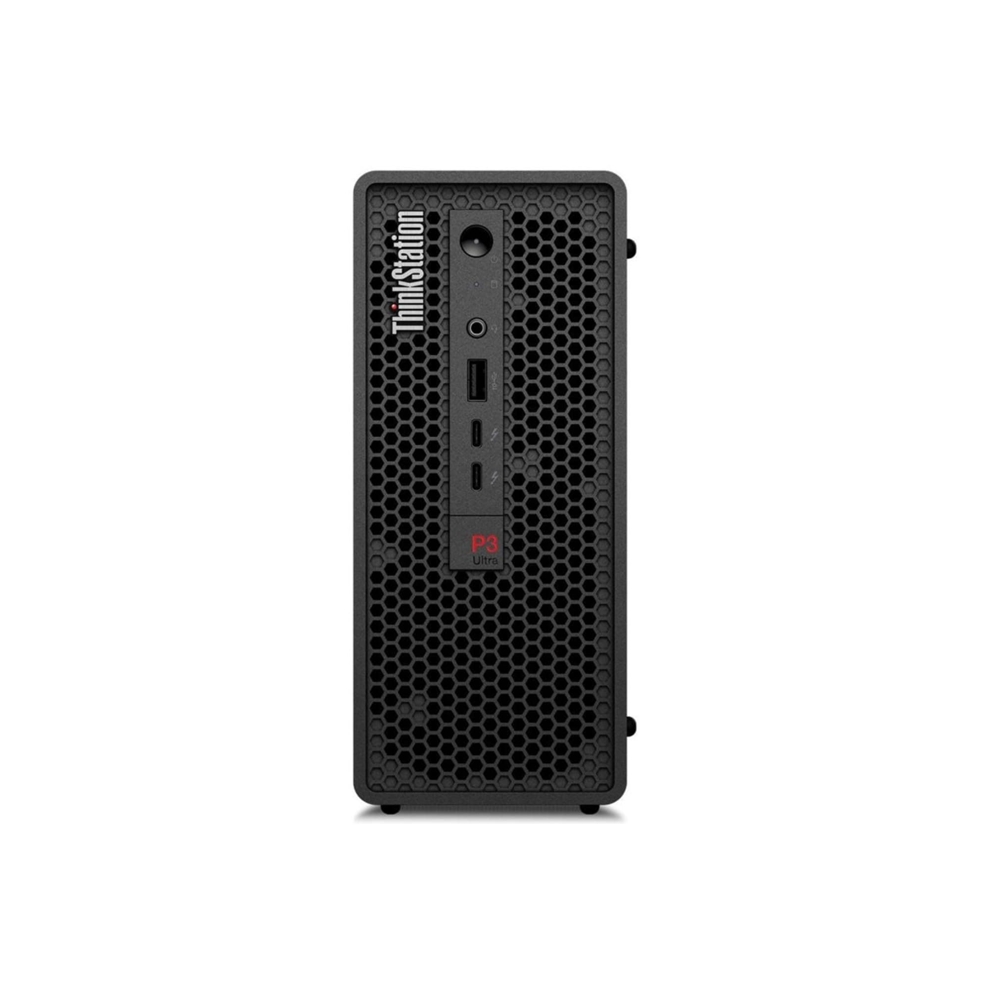 Lenovo ThinkStation P3 Ultra / i9-14900 / 32GB / 512GB M.2 / Ultra SFF/Single CPU Workstation Rack mountable/integreated / 170W / Linux Ubuntu 22.04 LTS / 3/3 OnSite Bild 4