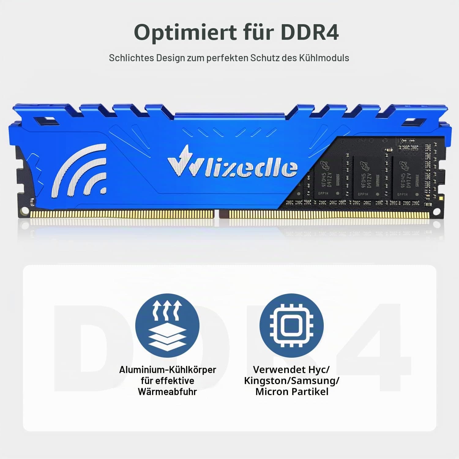 DDR4 3200MHz XMP 2.0 Desktop Memory RAM 32GB Kit (2x16GB) CL16 UDIMM, PC Arbeitsspeicher PC4-25600 288-Pin 1,35V Non-ECC Computer Speicher Upgrade für Rechner, Schwarz 16GBx2 3200 MHz - DDR3 Schwarz Bild 6
