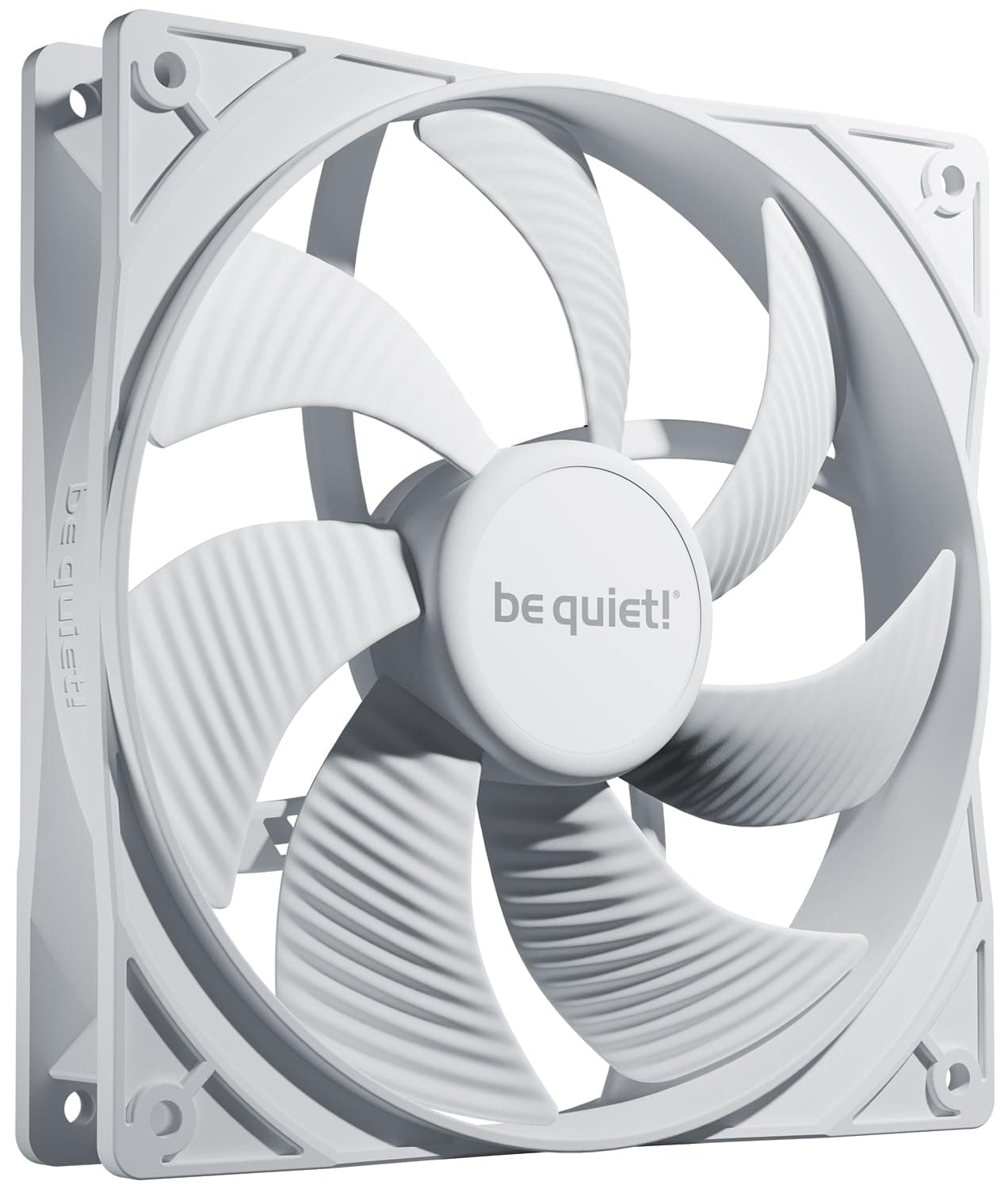 be quiet! Pure Wings 3 140mm PWM White Lüfter, hohe Drehzahl, niedrige Mindestdrehzahl, optimierter Lüfterrahmen, außergewöhnlicher Luftdruck, BL112 Bild 2