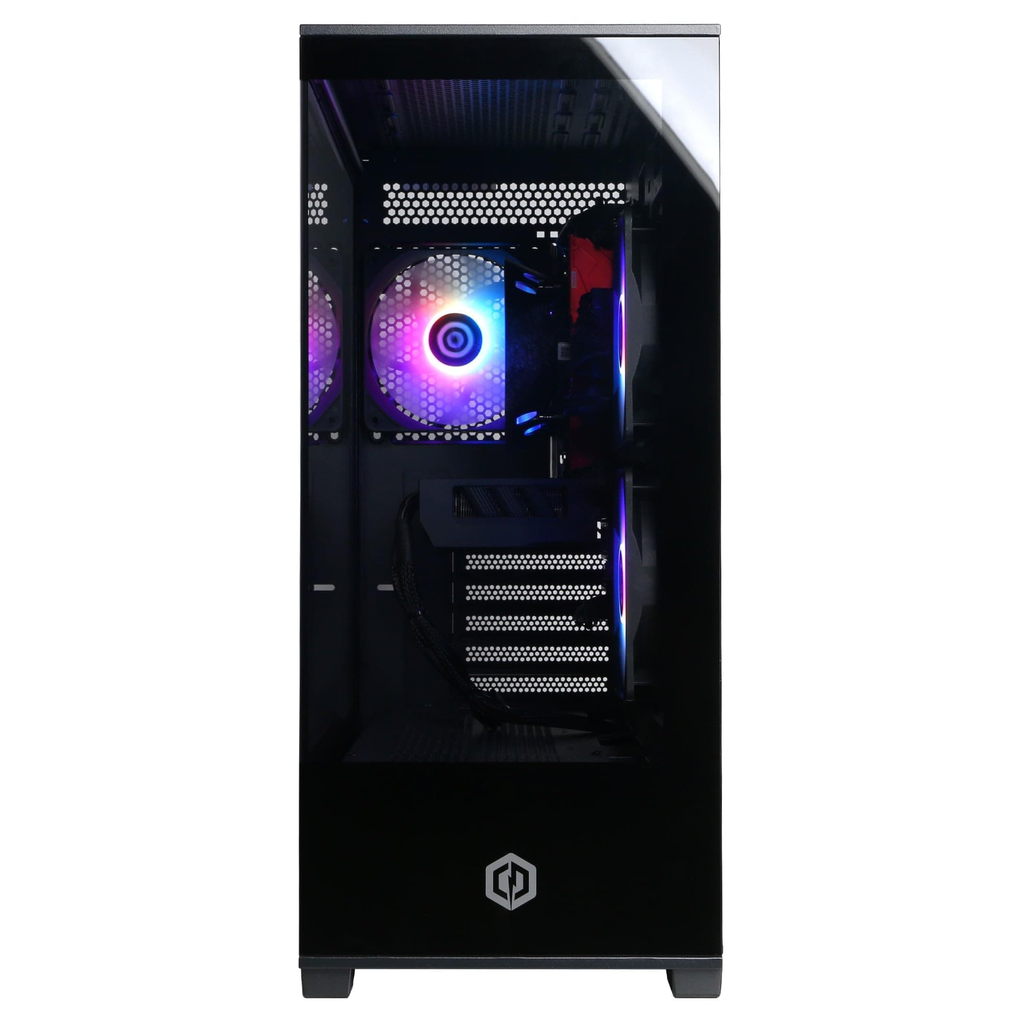 CYBERPOWERPC Wyvern Gaming PC - AMD Ryzen 7 8700F, Nvidia RTX 5060 Ti, 16GB RAM, 1TB NVMe SSD, 650W PSU, Wi-Fi, Windows 11, Prism Panoramic Black AMD Ryzen 7 8700F Nvidia RTX 5060 Ti Bild 3