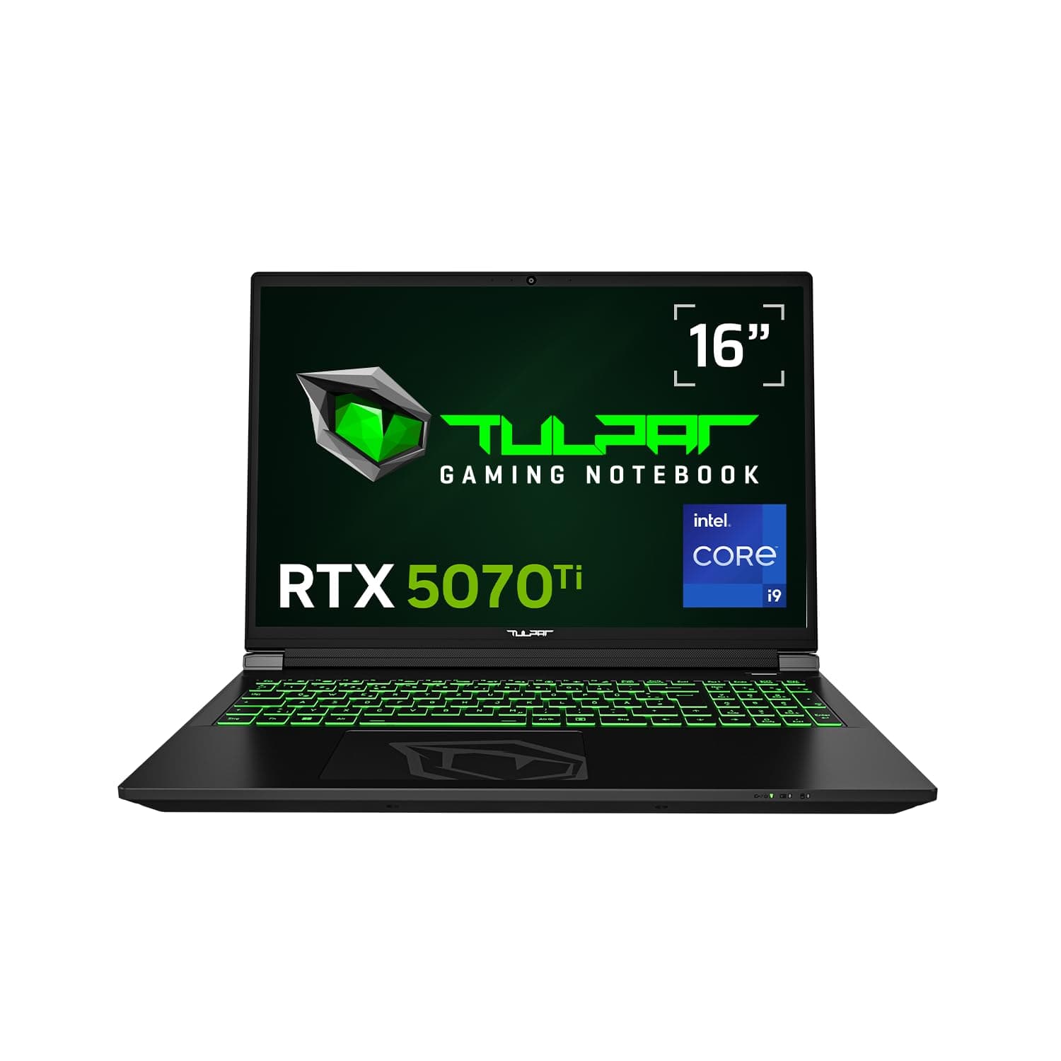 TULPAR T6 V3.8.1 Gaming Laptop | 16'' QHD+ 2560x1600 180HZ IPS LED-Display | Intel Core i9 14900HX | 32 GB RAM | 1 TB SSD | RTX 5070 Ti | Windows 11 Gaming Notebook 1 TB SSD - 32 GB RAM