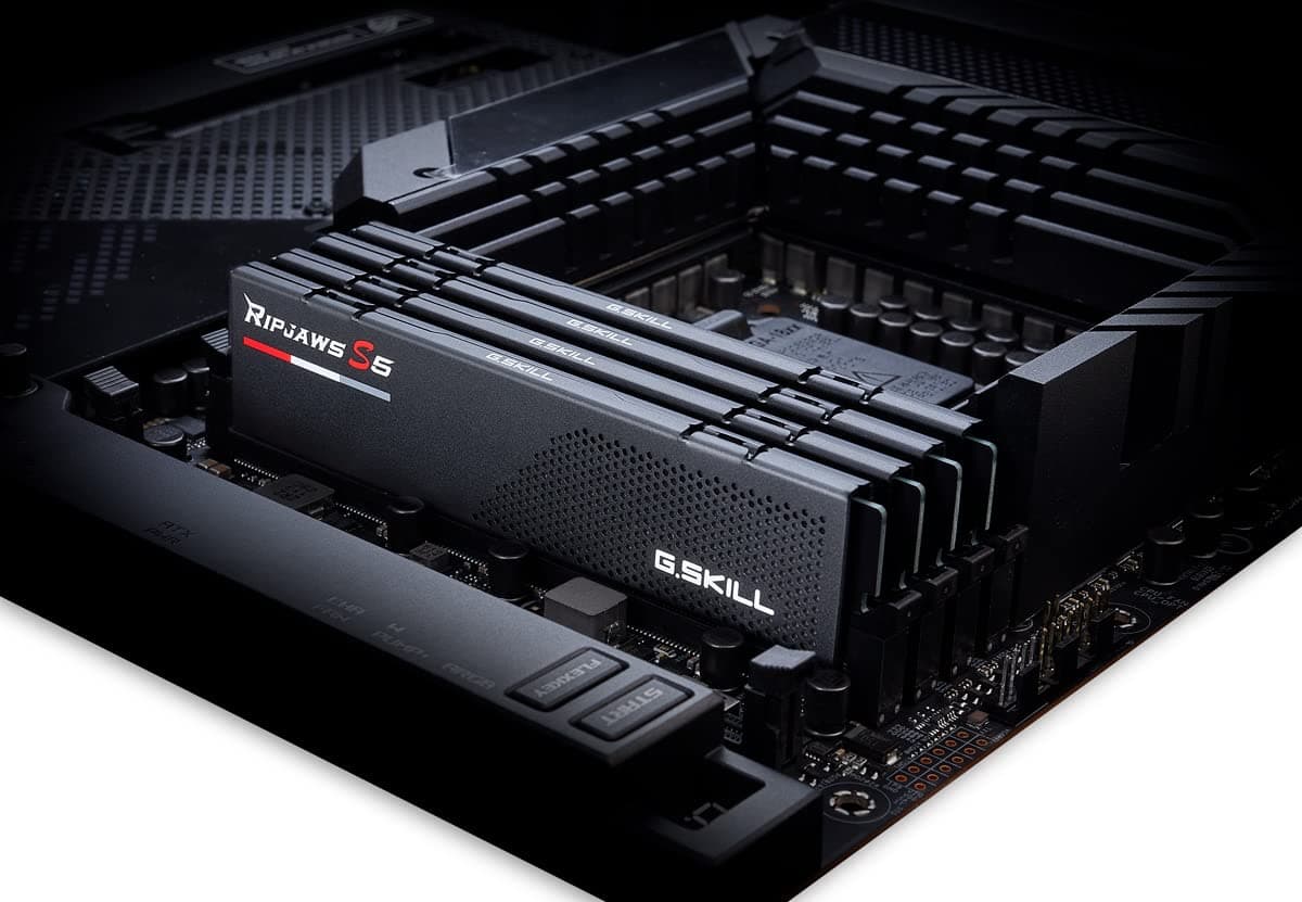 32GB G.Skill DDR5 Ripjaws S5 6000MHz CL30 Dual Channel Kit 2x 16GB Schwarz Bild 7