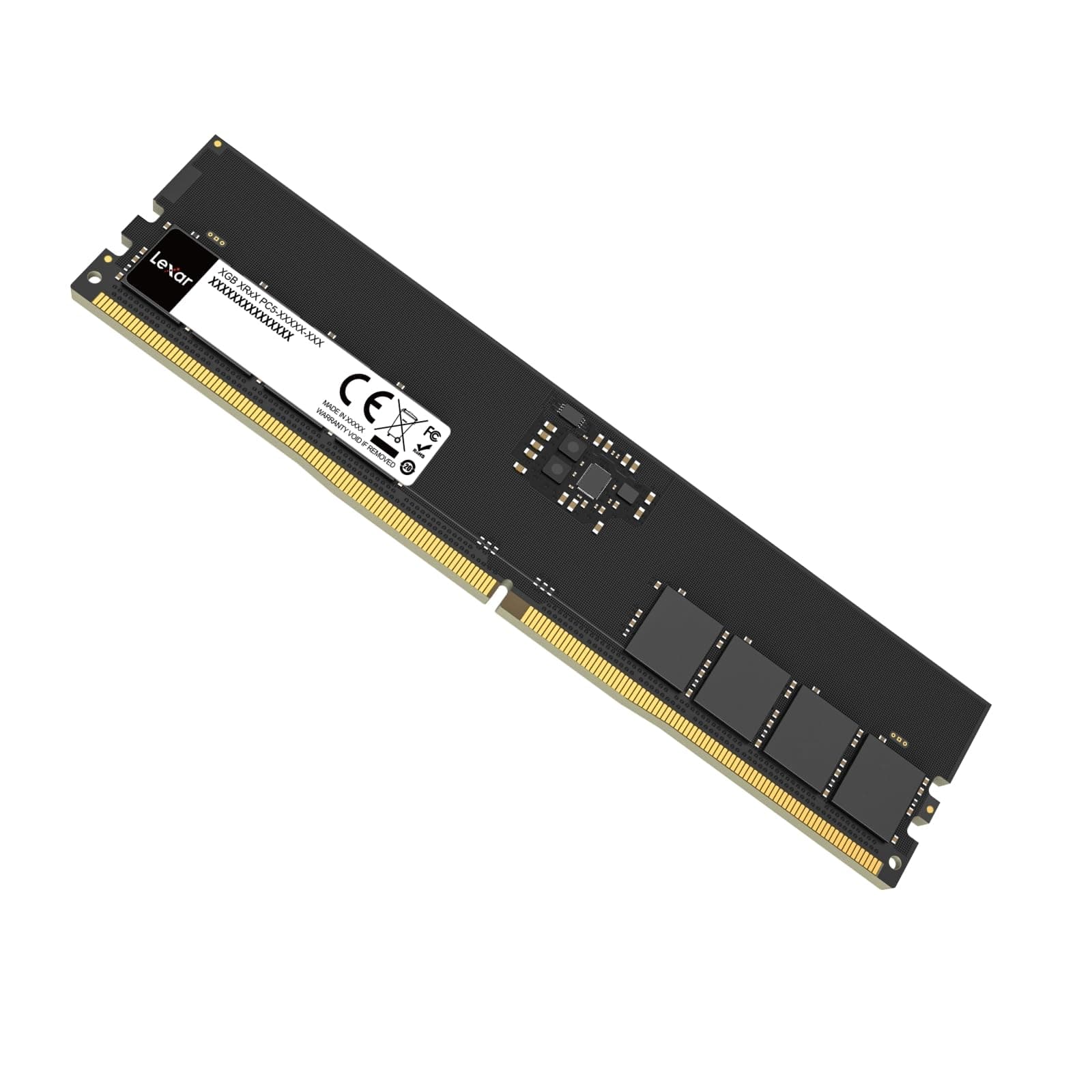 Lexar UDIMM 16GB DDR5 RAM 5600MHz CL46 288-Pin Computer RAM Hochleistungs-DRAM U-DIMM für PC/Computer Speicher AI 1.1V CL46-45-45-90 Bild 5
