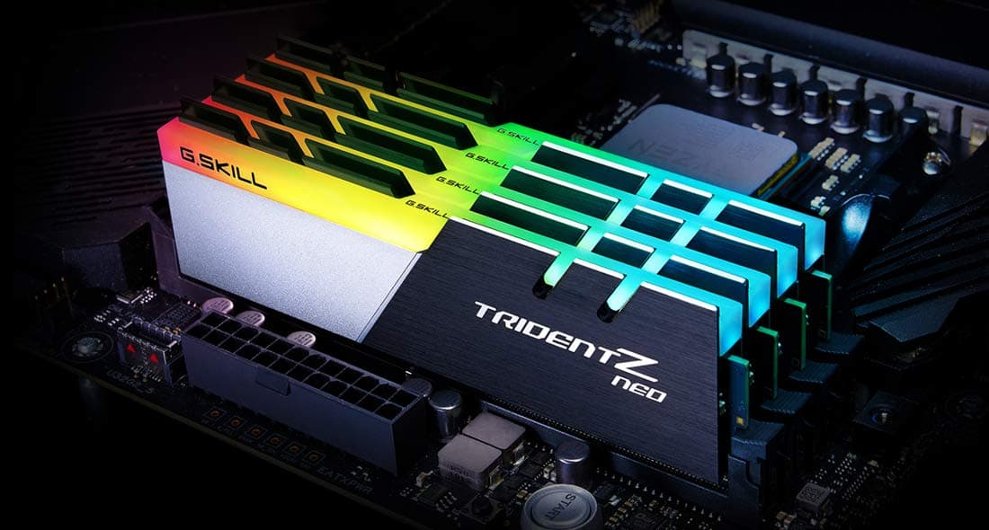 G.skill Trident Z Neo F4-3600c16D-32gtznc Memoria 32 Gb 2 X 16 Gb Ddr4 288-Pin Dimm (g.skill Tridentz Neo Series - 32gb: 2x) Bild 3