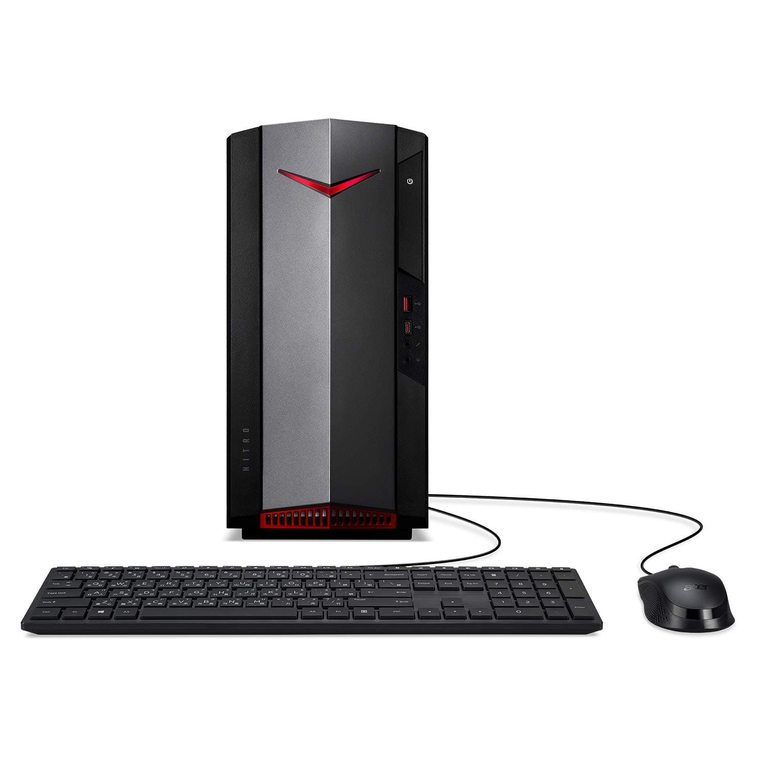 acer Nitro 50 N50-640-UA91 Gaming Desktop | 12. Generation Intel Core i5-12400F 6-Core Prozessor | NVIDIA GeForce GTX 1650 | 8 GB 3200 MHz DDR4 | 512 GB NVMe M.2 SSD | Intel Wi-Fi 6E AX211 | Windows Intel Core i5-11400F Nur Turm