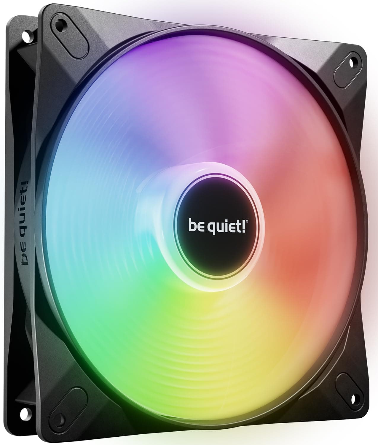 be quiet! Light Wings LX 140mm PWM Lüfter, Beleuchteter Hub und mattierte Lüfterblätter, vielzählige Farben und Effekte, 7 optimierte Lüfterblätter, ARGB-Kabel mit Möglichkeit zur Reihenschaltung Bild 2