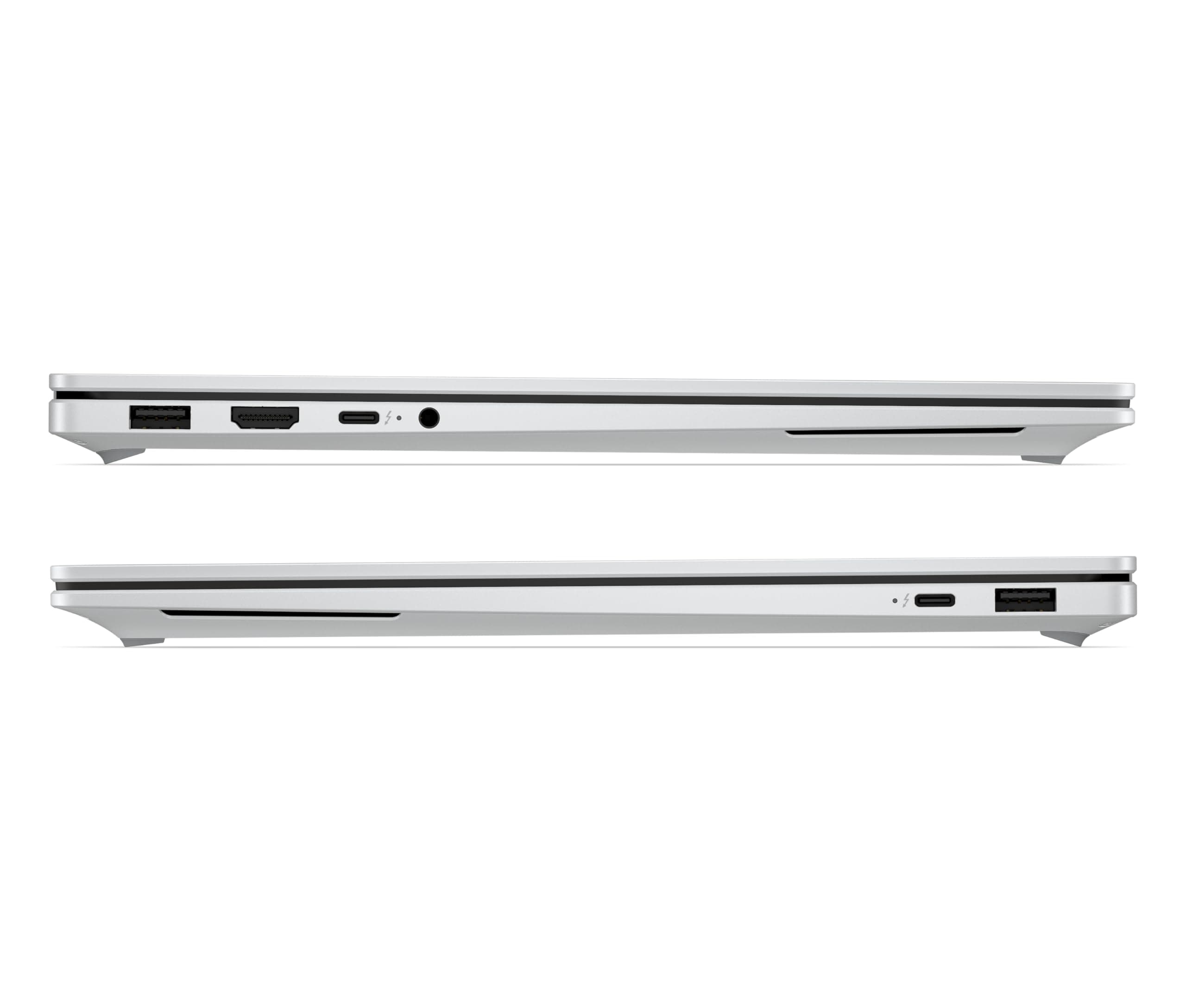 HP OmniBook X Laptop (14" 2K Display, Intel Core Ultra 7, 16GB RAM, 1TB, Win11, QWERTZ) - Silber Intel Core Ultra 7 Klappgehäuse Bild 6