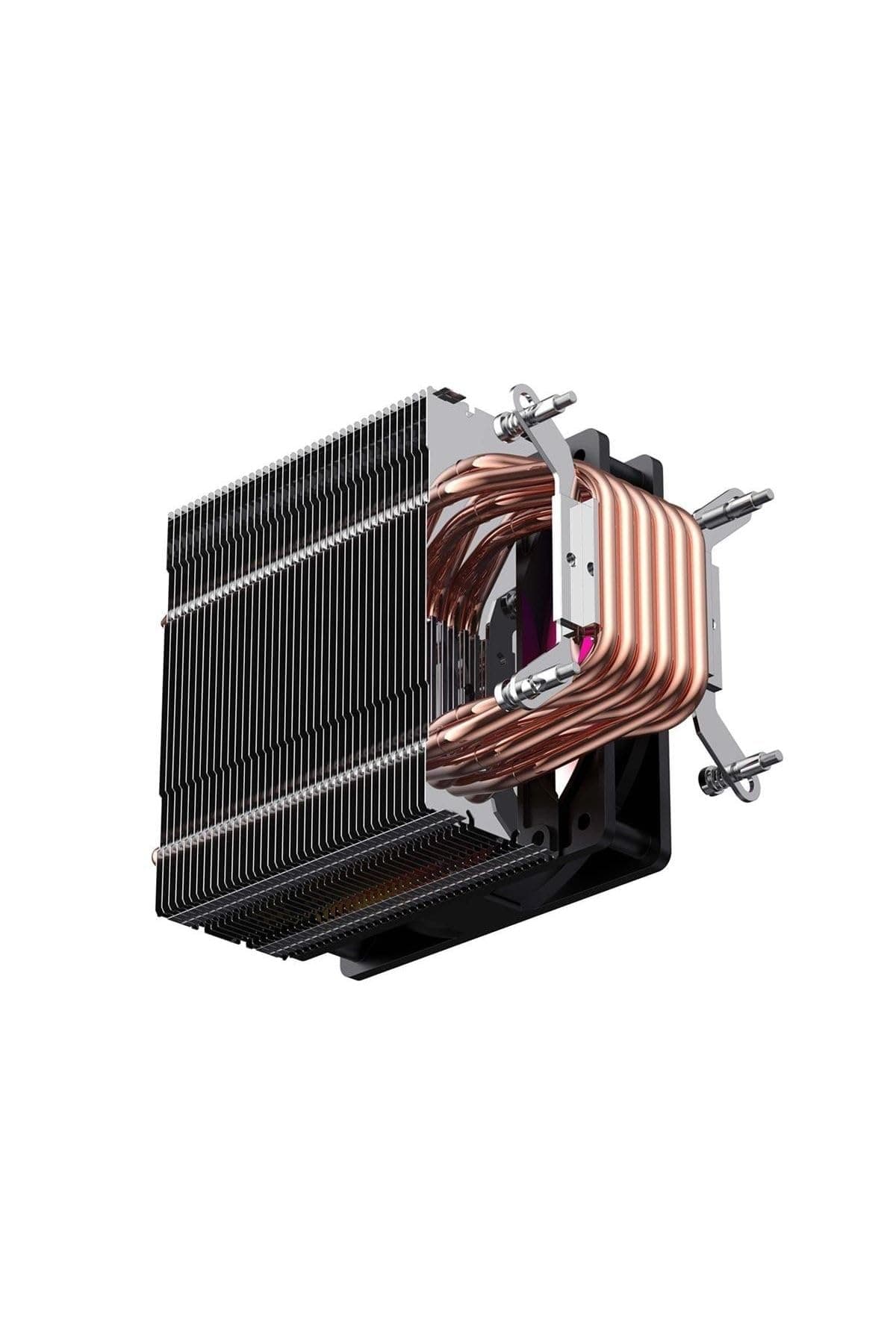 Havit Gamenote F2005 120mm RGB CPU Kühler Kupferrohr Intel LGA1700 PC Lüfter für Gamer, Inspirierender RGB Prozessorlüfter zur Optimierung der Gaming-Performance und Kühlung Bild 7