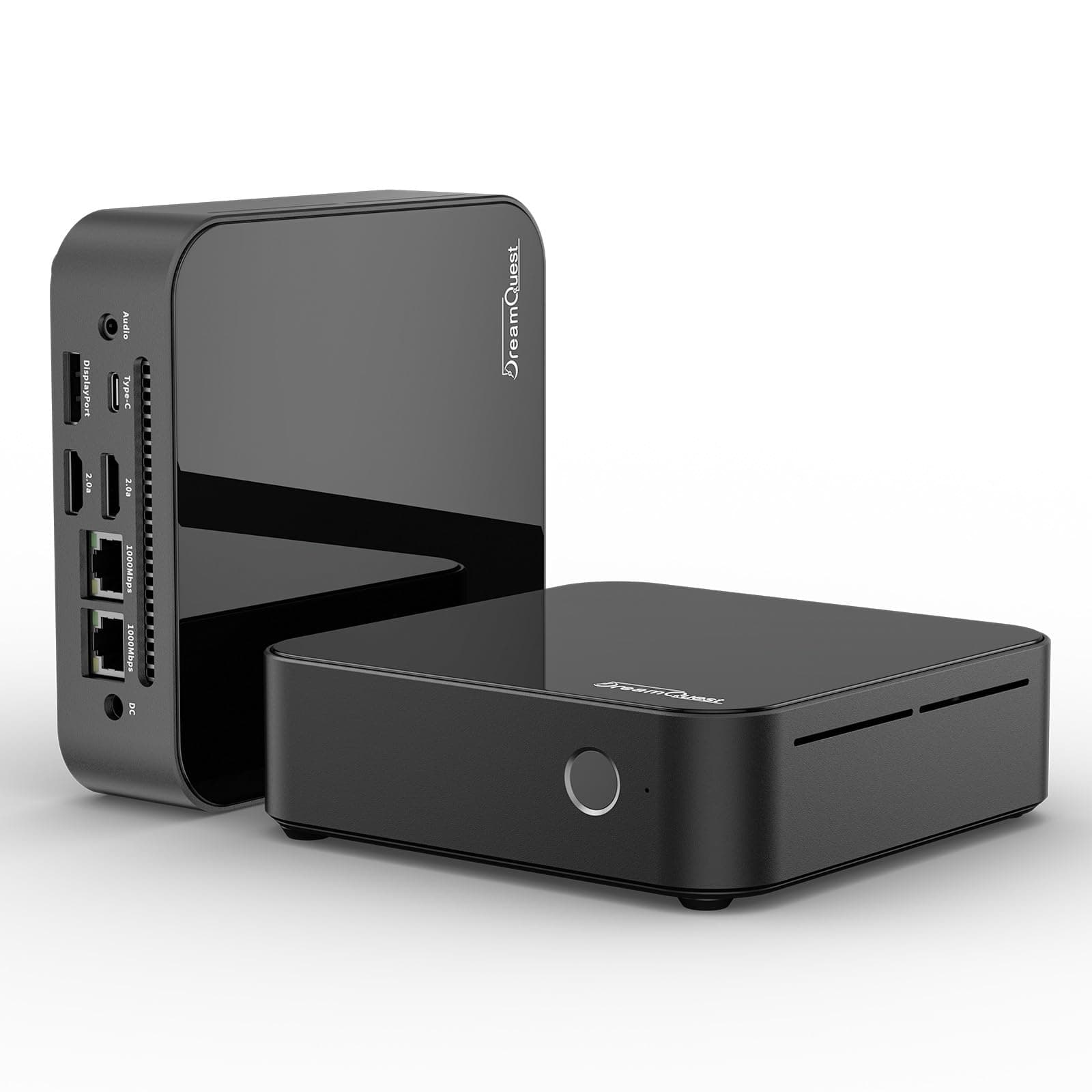 DreamQuest Mini PC Windows 11 Pro Intel N150 (bis zu 3,6 GHz) 16GB DDR4 512GB M.2 SSD Micro Desktop Computer mit HDMI Type-C Port, 2X Gigabit Ethernet/WiFi 5/BT 5/USB3.2 X4 für Business Office 0.5 TB