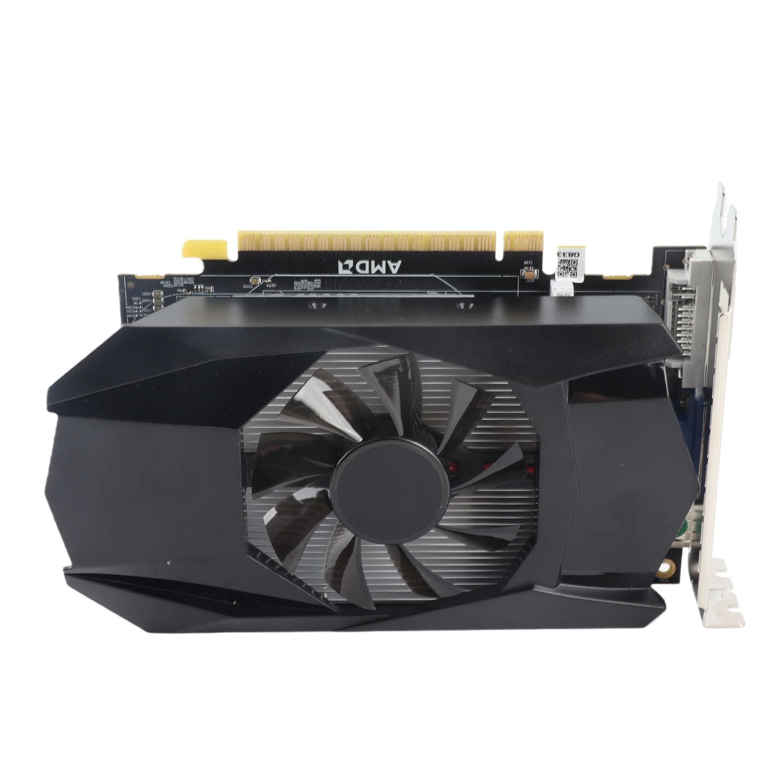 Lazmin112 Grafikkarte für Computerspiele, HD7670 4 GB GDDR5-Grafikkarte 128 Bit 1000 MHz Kernfrequenz, Unterstützt DirectX 11 PCI Express X16 2.1-Steckplatz