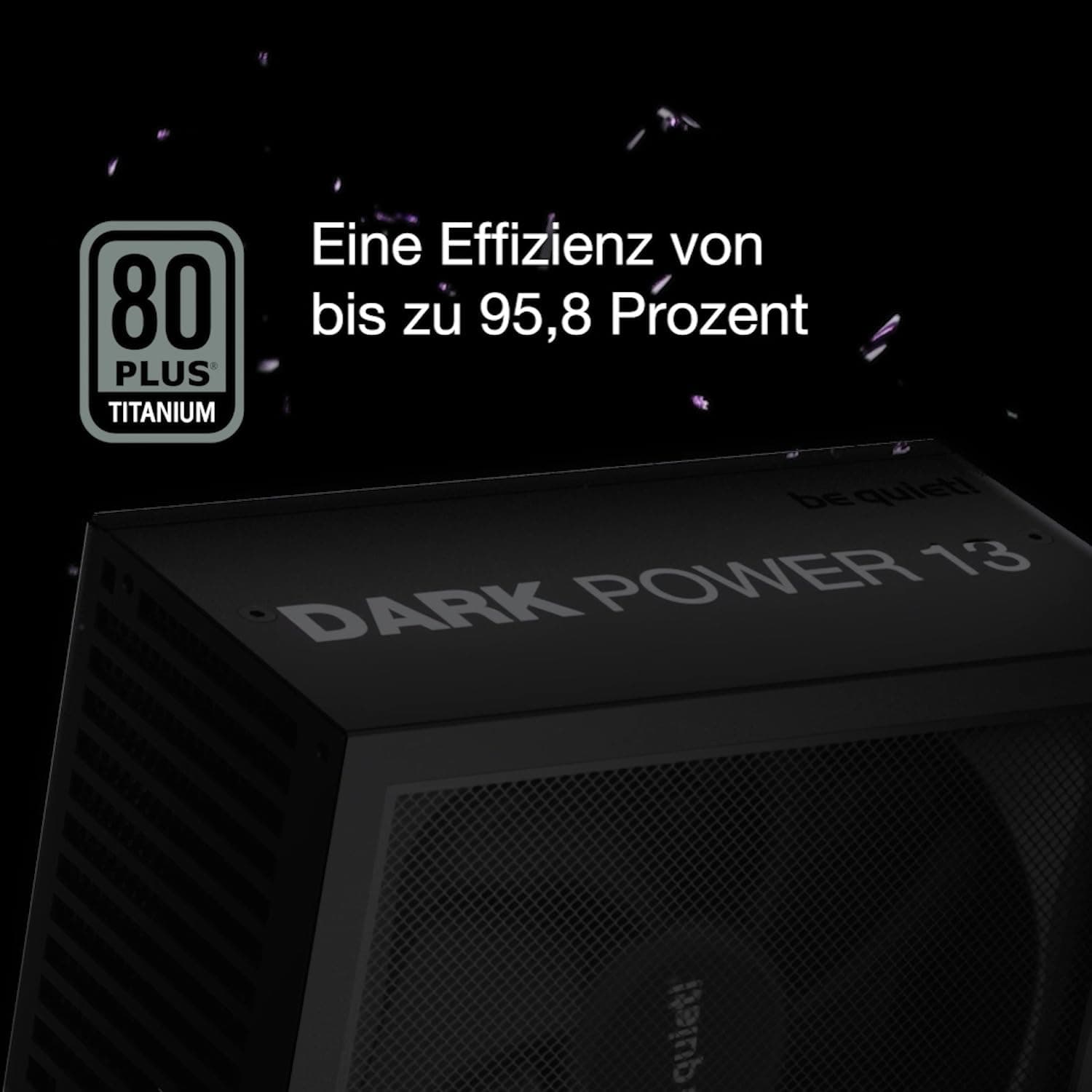 be quiet! Dark Power 13 850W, ATX 3.0, 80 Plus® Titanium, modular Netzteil, PCIe 5.0 und PCIe 4.0 Grafikkarten, 12VHPWR Kabel enthalten, nahezu unhörbarer Silent Wings-Lüfter Bild 7