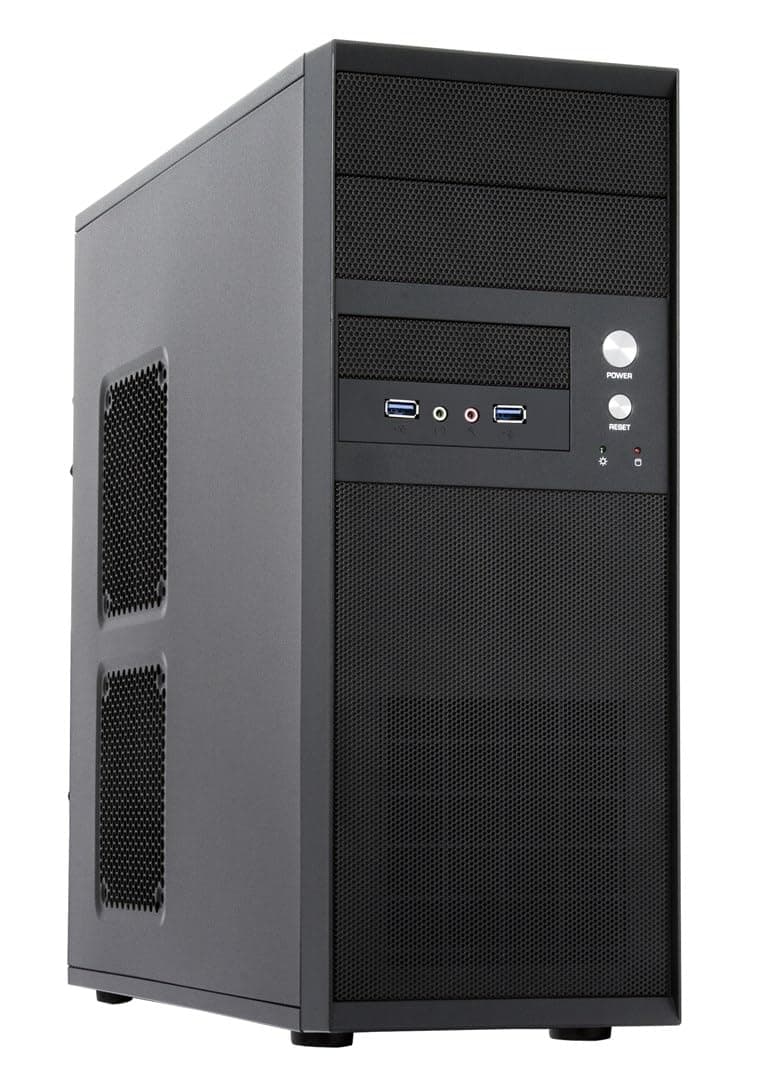 Chieftec CQ-01B-U3-OP Midi Tower Case schwarz Bild 2
