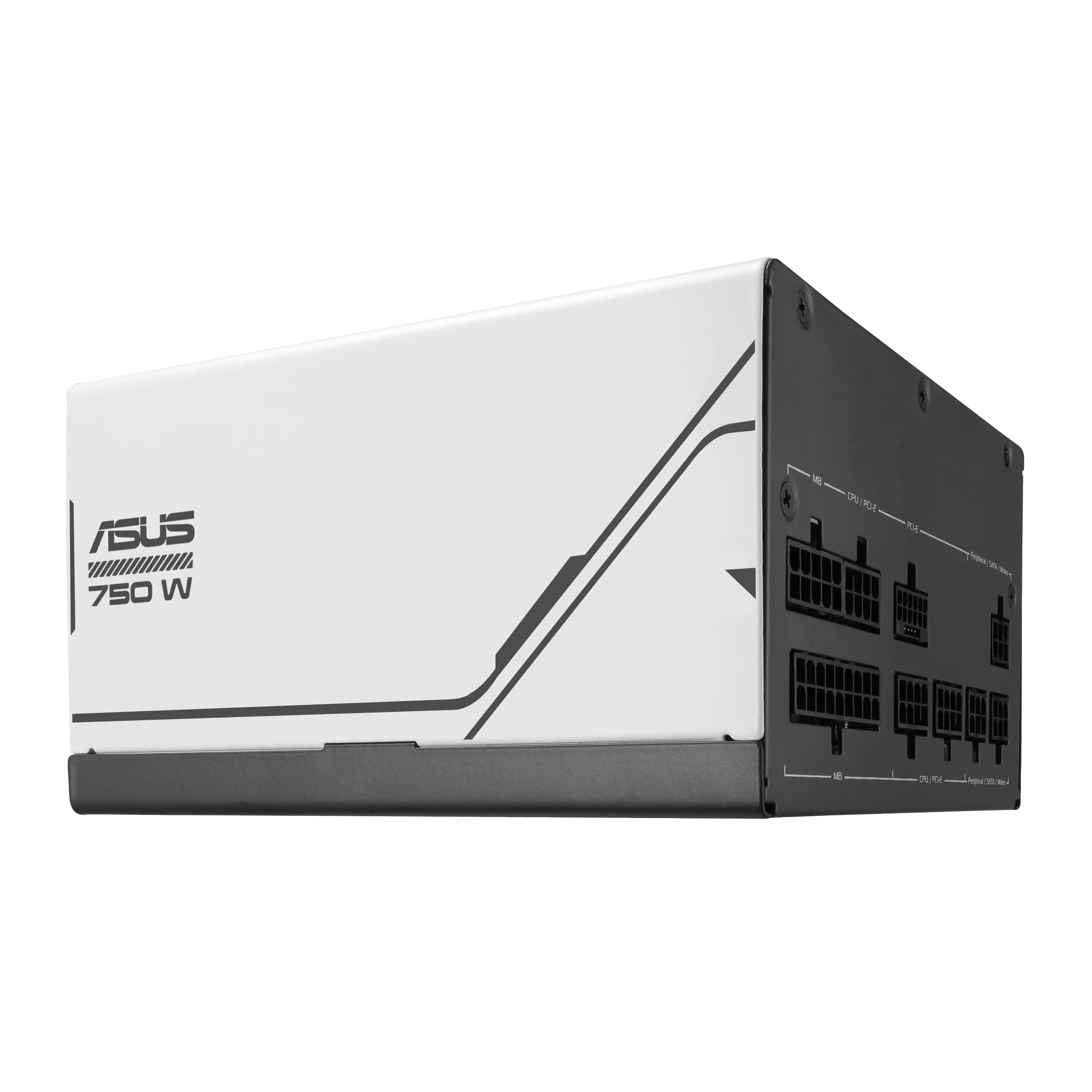 ASUS Prime 750W Gold Netzteil ohne Originalverpackung (750 Watt, für Allround-PCs und Gaming-PCs, 80 PLUS Gold Zertifizierung, ATX 3.0 kompatibel, Lüfter mit Doppelkugellagern, schwarz / weiß) Bild 3