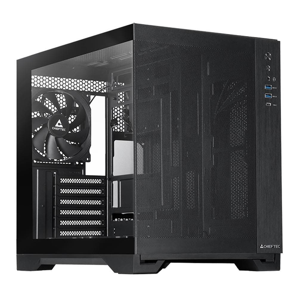 Chieftec GEH Visio Air GM-30B-M-OP schwarz Tempered Glass Bild 2