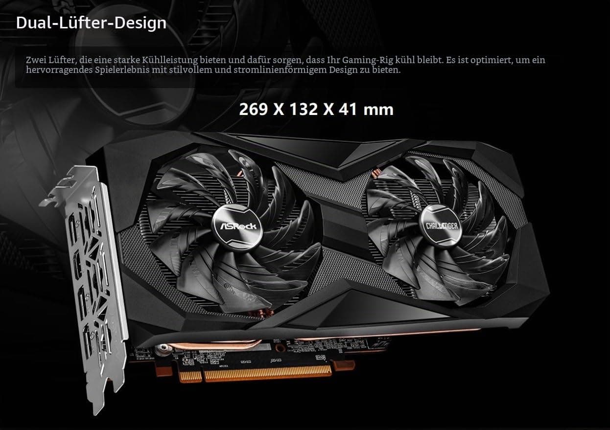 ASRock Radeon RX 6600 CLD, 90-GA2RZZ-00UANF Bild 8