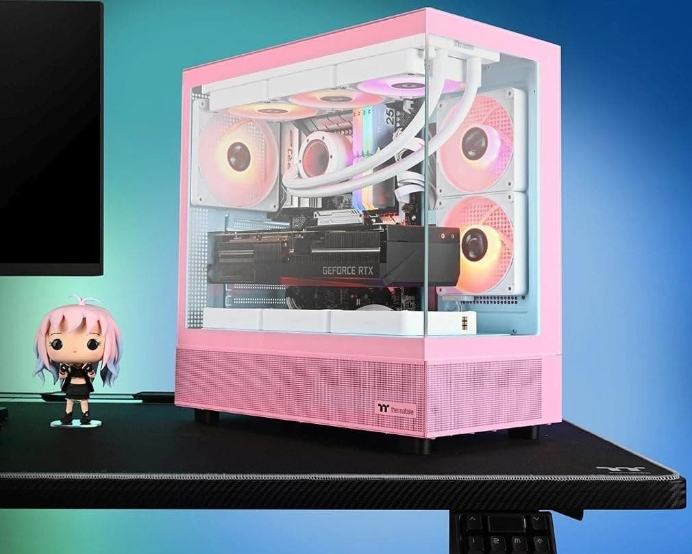 Aurum Pink Gaming PC Ryzen 7 7800X3D • Radeon RX9060XT 16GB • 16GB DDR5 • 1000GB M.2 SSD • Windows 11 • Luftkühlung • WLAN • Gamer PC Computer Gaming Rechner R7 7800X3D+RX9060XT 16G+16GB DDR5 RAM+1TB SSD Bild 5