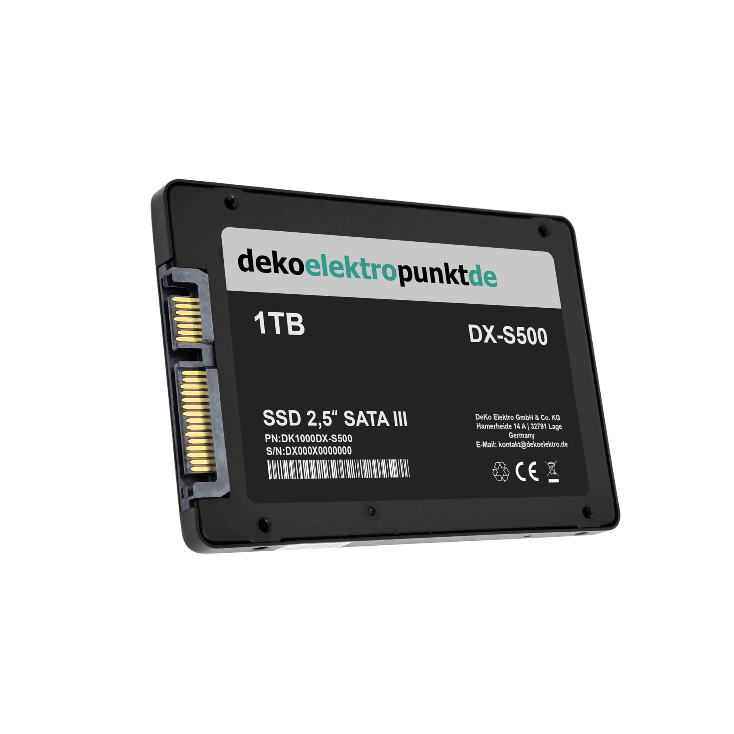 1TB SSD Festplatte passend für MSI MAG Z590 Tomahawk WiFi Mainboard, Alternatives Ersatzteil 2,5" Zoll SATA3 Bild 5