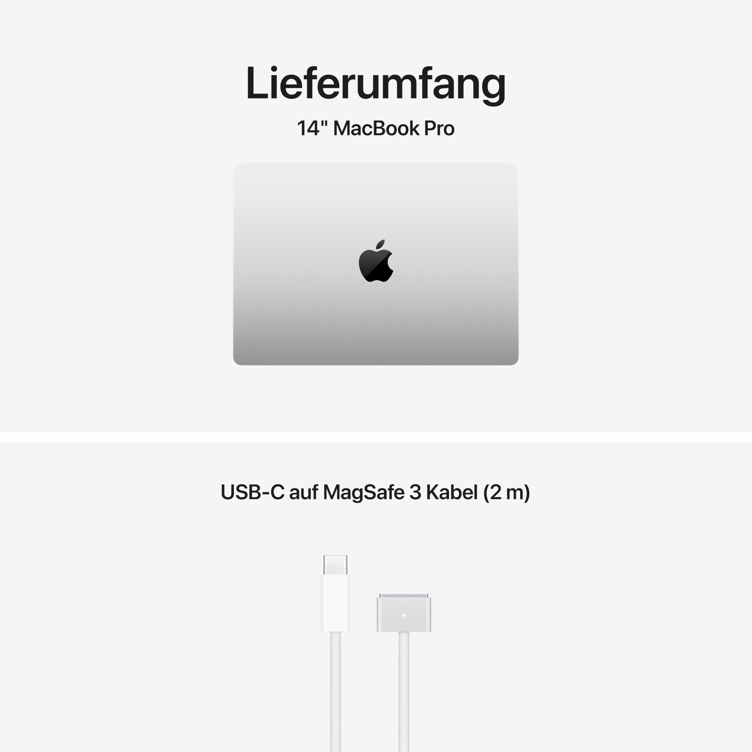 Apple MacBook Pro Laptop mit M5 Chip mit 10-Core CPU und 10-Core GPU: Entwickelt für KI, 14,2" Liquid Retina XDR Display, 32 GB gemeinsamer Arbeitsspeicher, 1 TB SSD, WLAN 7; Silber 32 GB Gemeinsamer Arbeitsspeicher 1 TB SSD Silber MacBook Pro M5 ohne Netzteil Bild 6