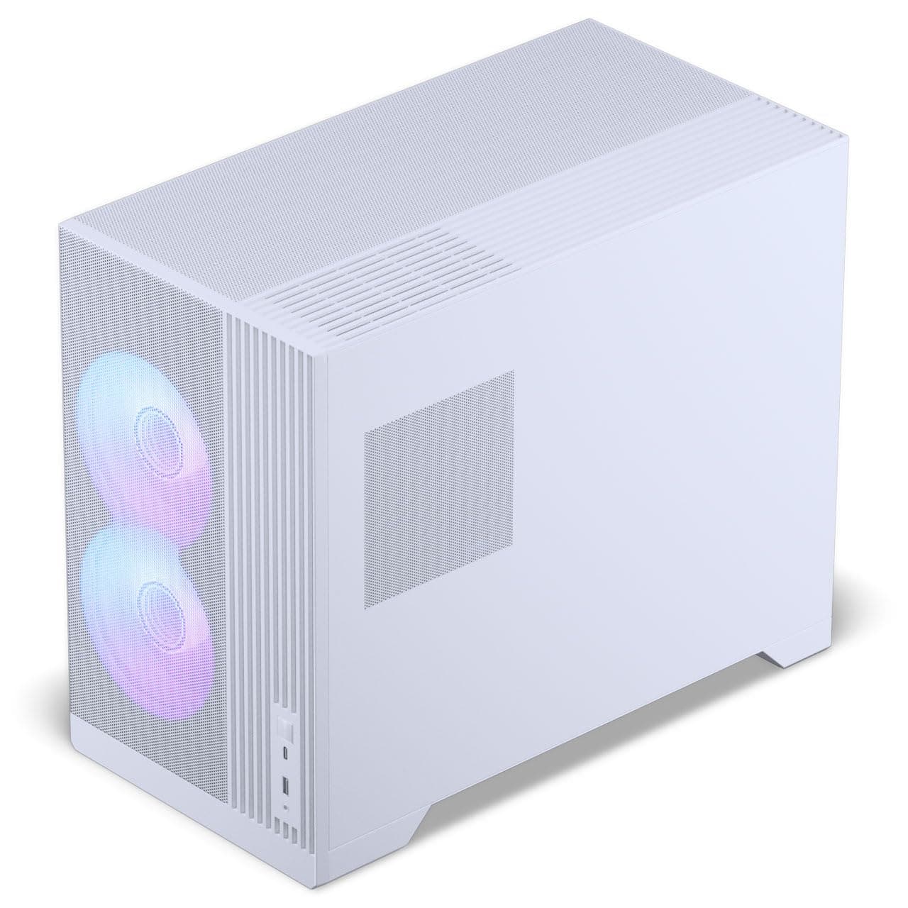 Phanteks XT M3 Mini-Tower PC-Gehäuse Weiß – Kompaktes Micro-ATX Case mit Tempered Glass, Unterstützung für 360-mm-Radiator & 430-mm-Grafikkarten – Ohne Lüfter Bild 5
