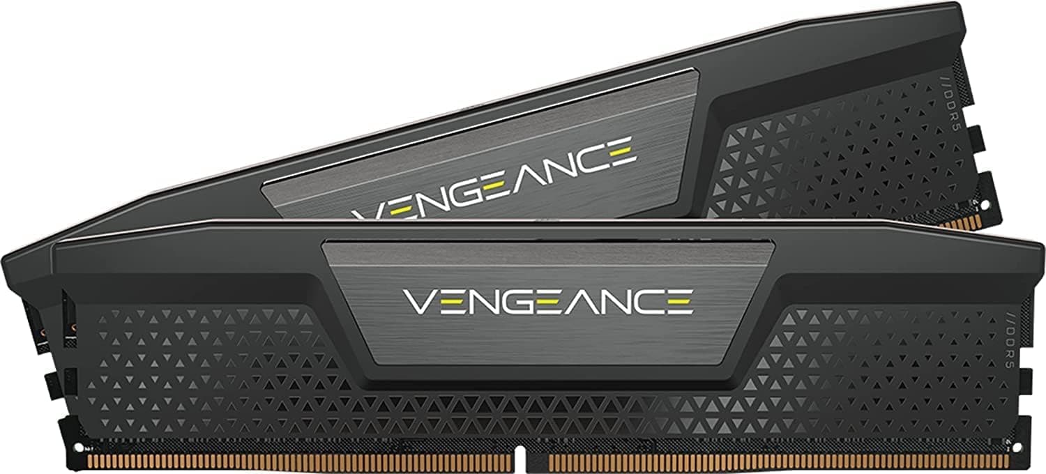Corsair Vengeance DDR5 RAM 64GB (2x32GB) Bis zu 6000MHz CL30 Intel XMP iCUE Kompatibel Computer Speicher - Schwarz (CMK64GX5M2B6000C30)