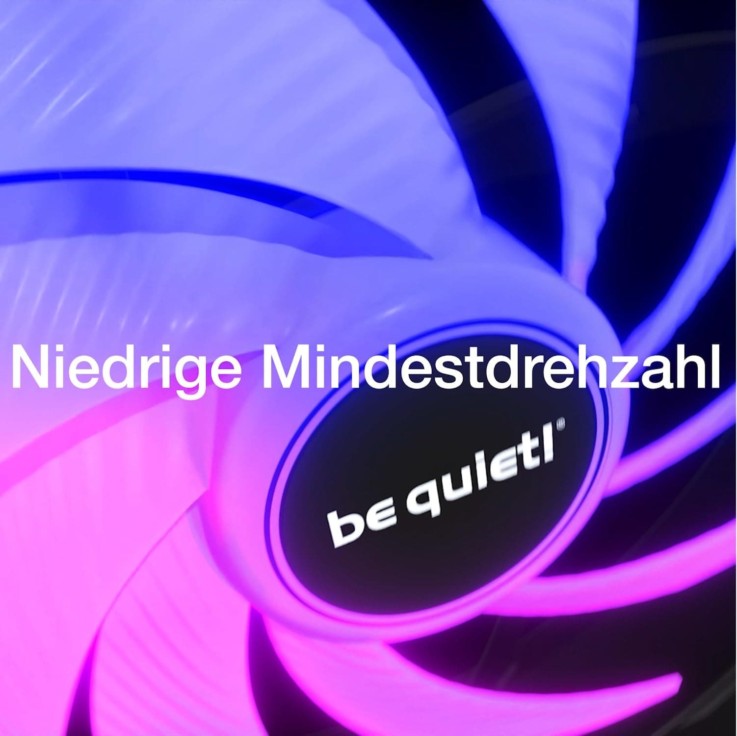 be quiet! Light Wings LX 120mm PWM Lüfter, Beleuchteter Hub und mattierte Lüfterblätter, vielzählige Farben und Effekte, 7 optimierte Lüfterblätter, ARGB-Kabel mit Möglichkeit zur Reihenschaltung Bild 5