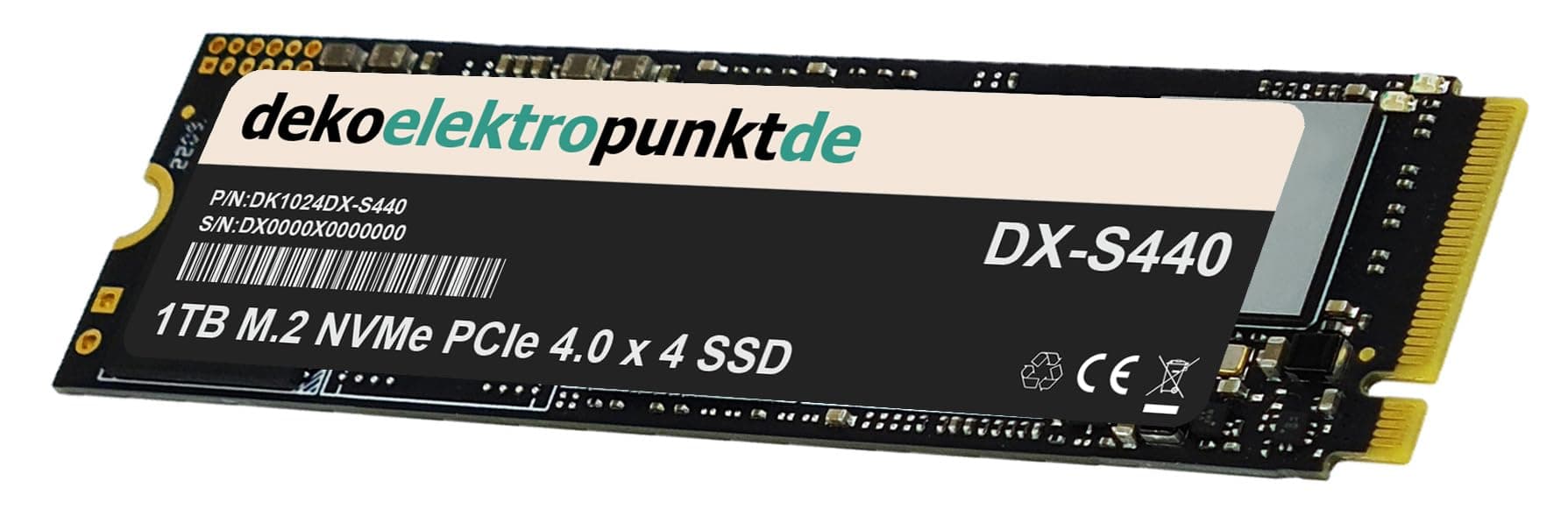 1TB M.2 NVMe Gen4 SSD Festplatte passend für ASRock X670E PG Lightning Mainboard, Alternatives Ersatzteil 2280 PCIe 4.0 x 4 1TB - PCIe 4.0 x4 Bild 5