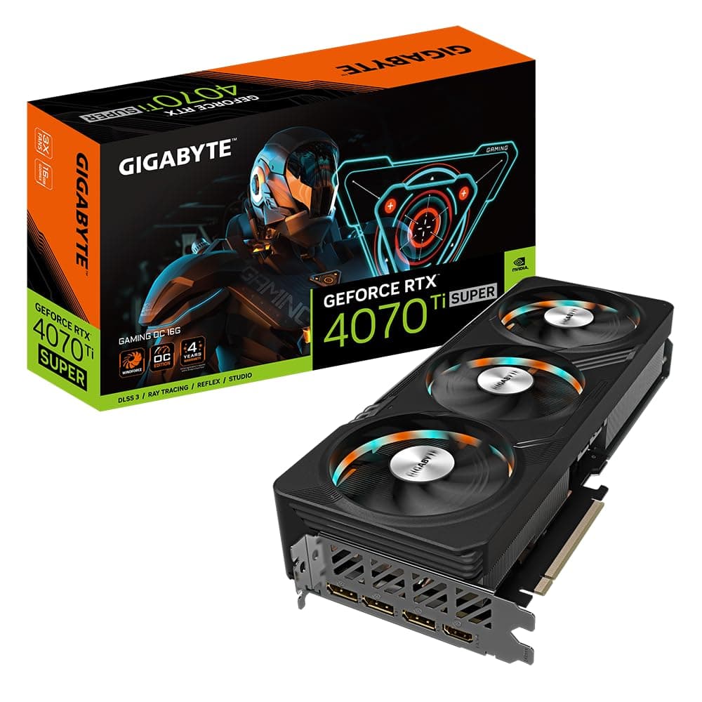 Gigabyte Gaming GeForce RTX 4070 Ti SUPER OC 16G NVIDIA 16 Go GDDR6X GAMING OC
