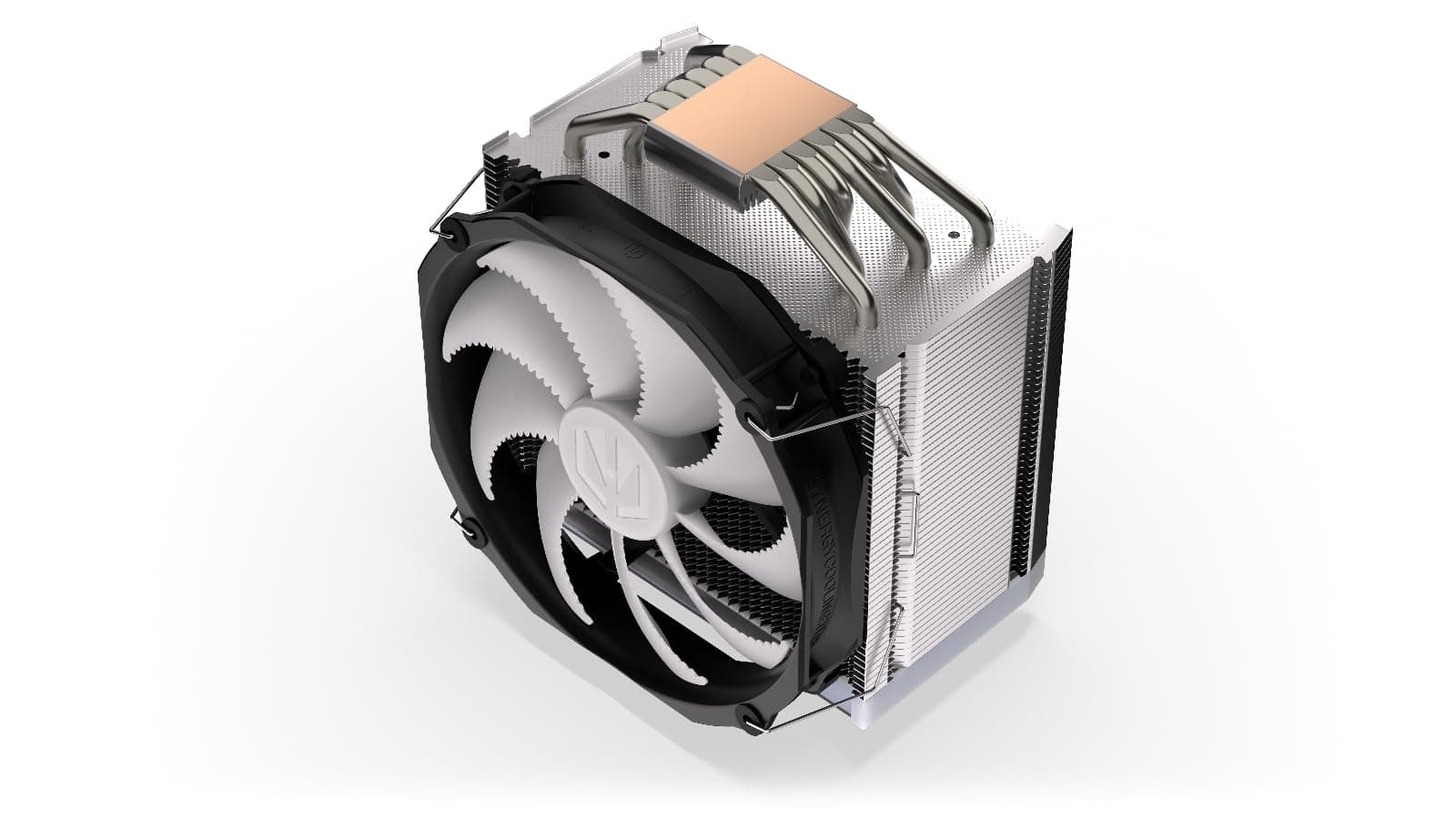 ENDORFY Fortis 5 ARGB CPU Kühler 140 mm PWM, leistungsstarker Prozessorkühler, leiser Tower Kühler, 6 Heatpipes, ARGB LED + Controller, AM5 AM4 LGA1700, 220W TDP Bild 7