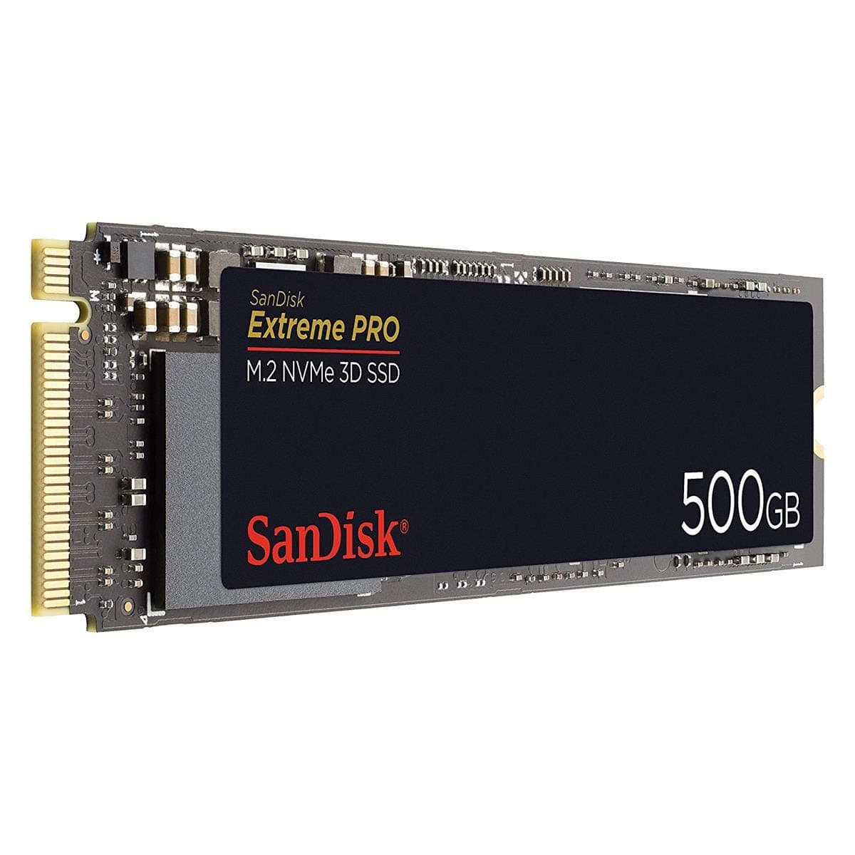 SanDisk Extreme PRO M.2 NVMe 3D SSD 500 GB interne SSD (Lebensdauer von bis zu 300 TBW, 3D-NAND-Technologie, 3.400 MB/s Lesegeschwindigkeiten, 410.000 IOPS) 500GB Bild 3