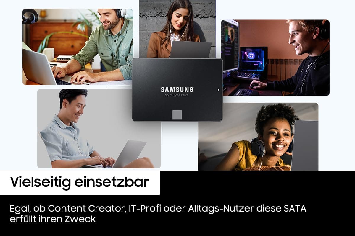 Samsung 870 EVO SATA III 2,5 Zoll SSD, 4 TB, 560 MB/s Lesen, 530 MB/s Schreiben, Interne SSD, Festplatte für schnelle Datenübertragung, MZ-77E4T0B/EU Bild 6
