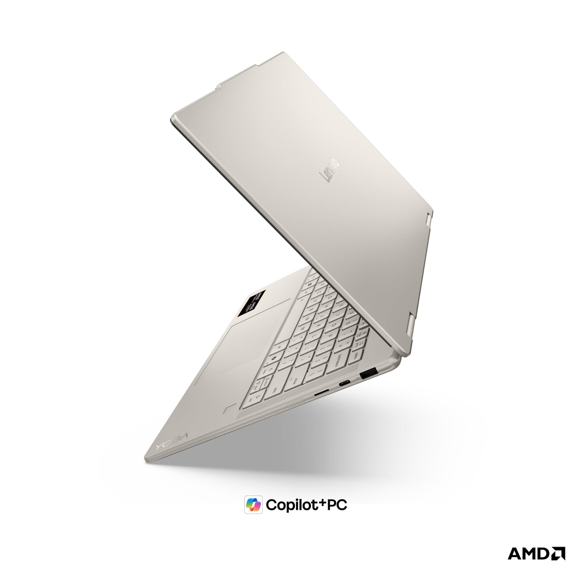 Lenovo Yoga 7 2-in-1 Laptop | Copilot+PC | 14" WUXGA OLED Touch Display | AMD Ryzen AI 7 445 | 32GB RAM | 1TB SSD | AMD Radeon Grafik | Windows 11 | QWERTZ | Seashell | 3 Monate Premium Care Bild 4