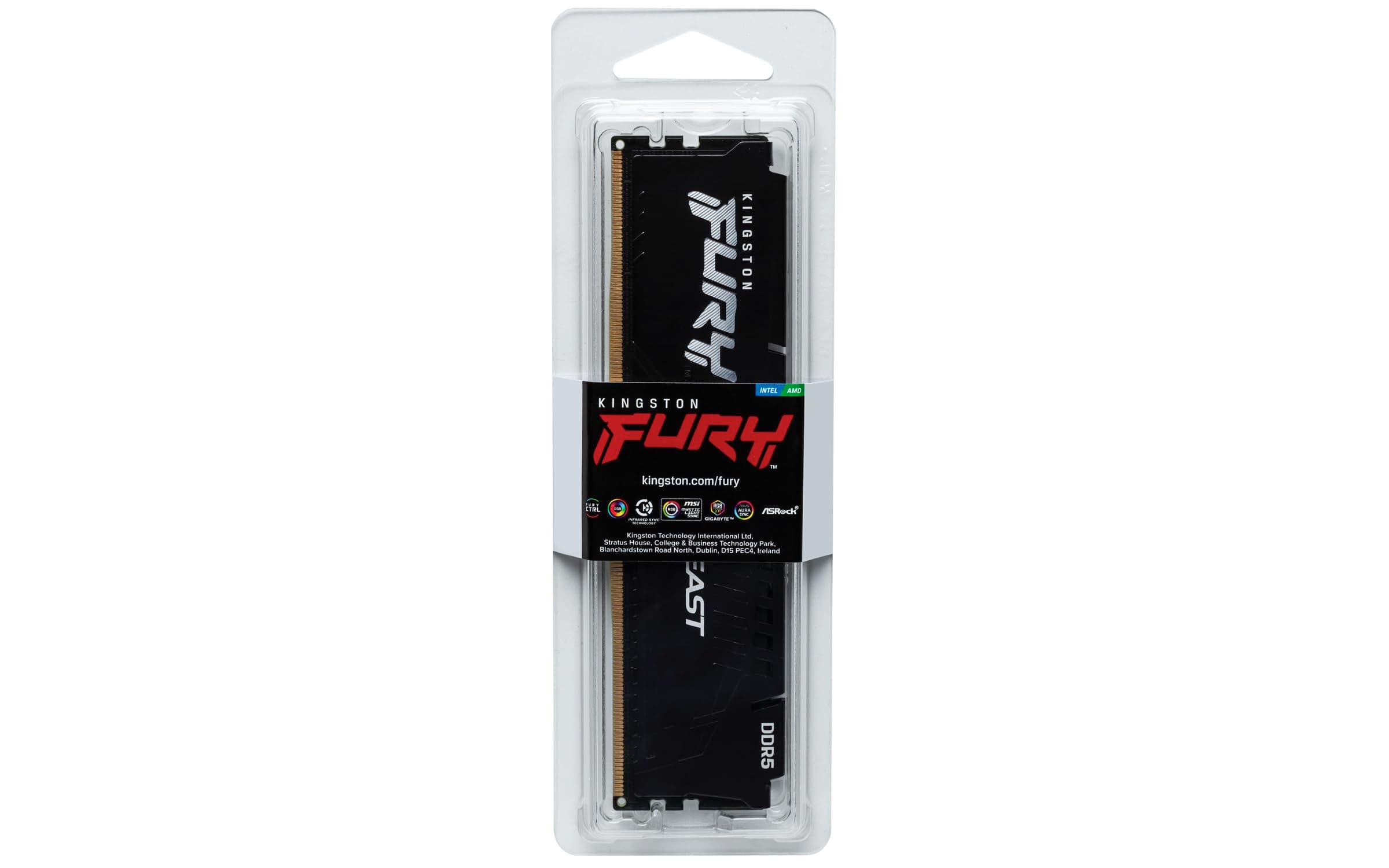 Kingston FURY Beast Schwarz DDR5 32GB 6000MT/s CL36 DIMM Desktop Gaming Speicher Einzelnes Modul AMD EXPO und Intel XMP - KF560C36BBE-32 Bild 4