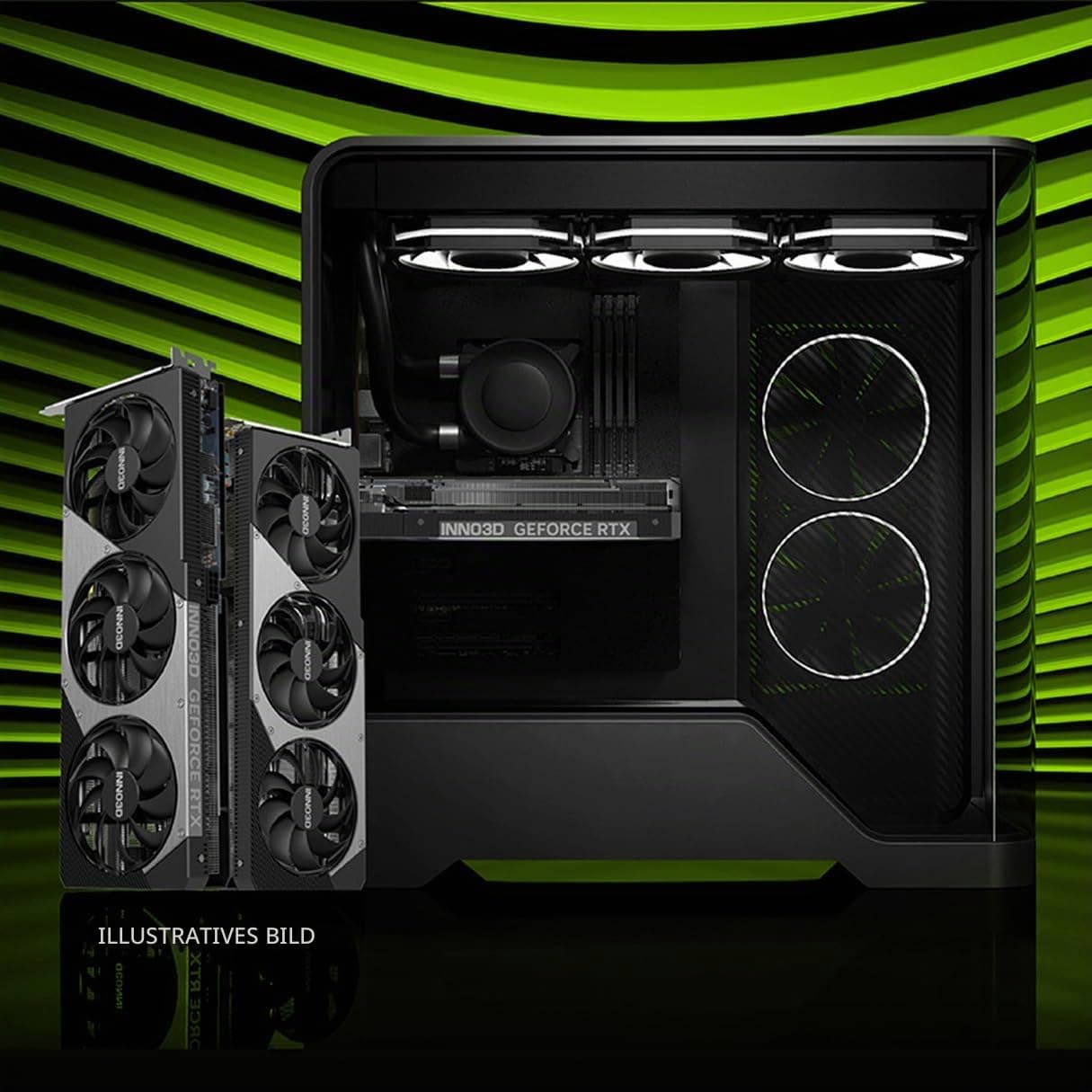 INNO3D NVIDIA GeForce RTX 5060 Ti X3 OC 16GB GDDR7 Gaming Graphics Card (Triple Fan, 2 Slot, Reflex 2 RTX AI DLSS4) Bild 7