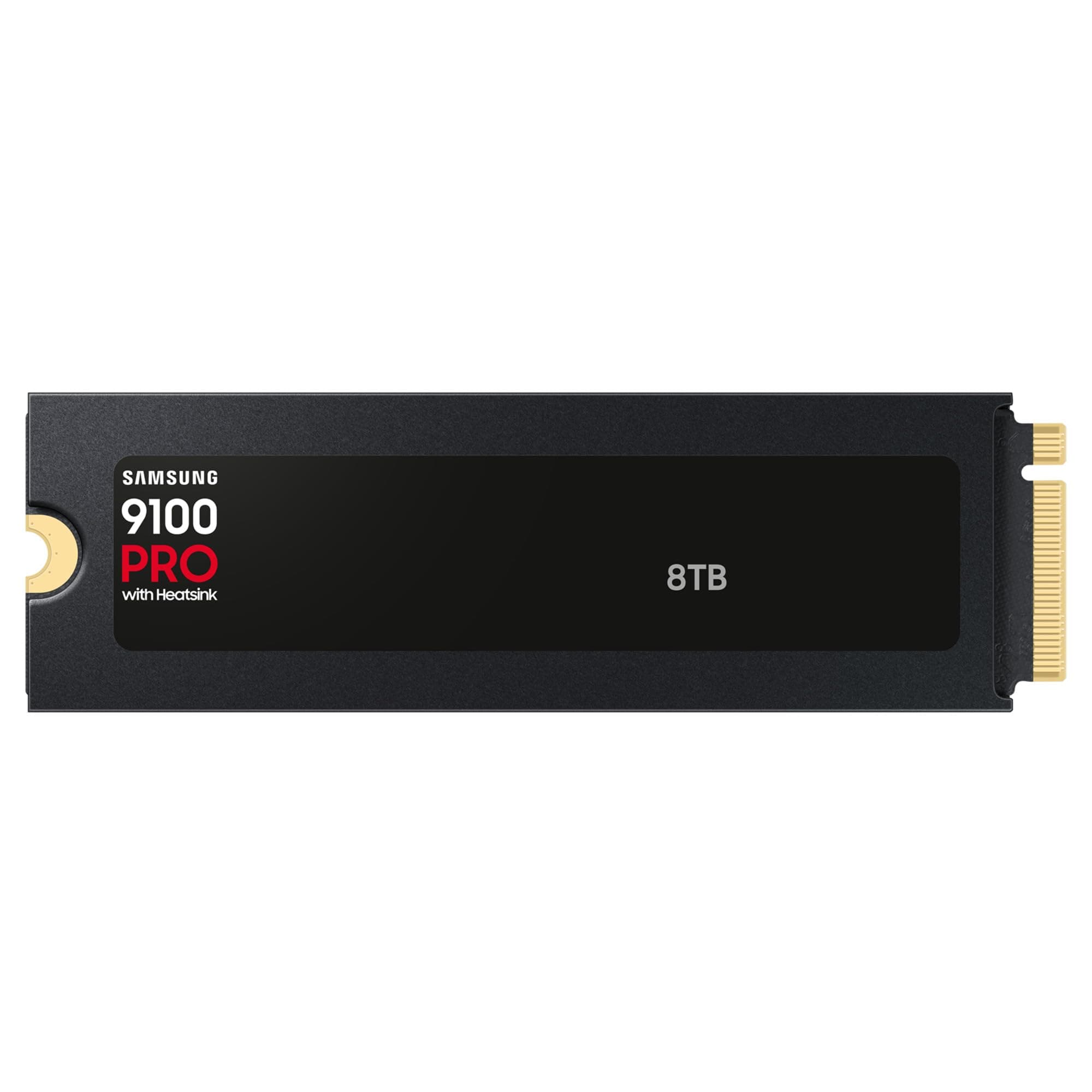 Samsung 9100 PRO Heatsink NVMe M.2 SSD, 8 TB, PCIe 5.0, 14.800 MB/s Lesen, 13.400 MB/s Schreiben, Interne SSD für PC- sowie Konsolen-Gaming und Videobearbeitung, Schwarz, MZ-VAP8T0CW Bild 2