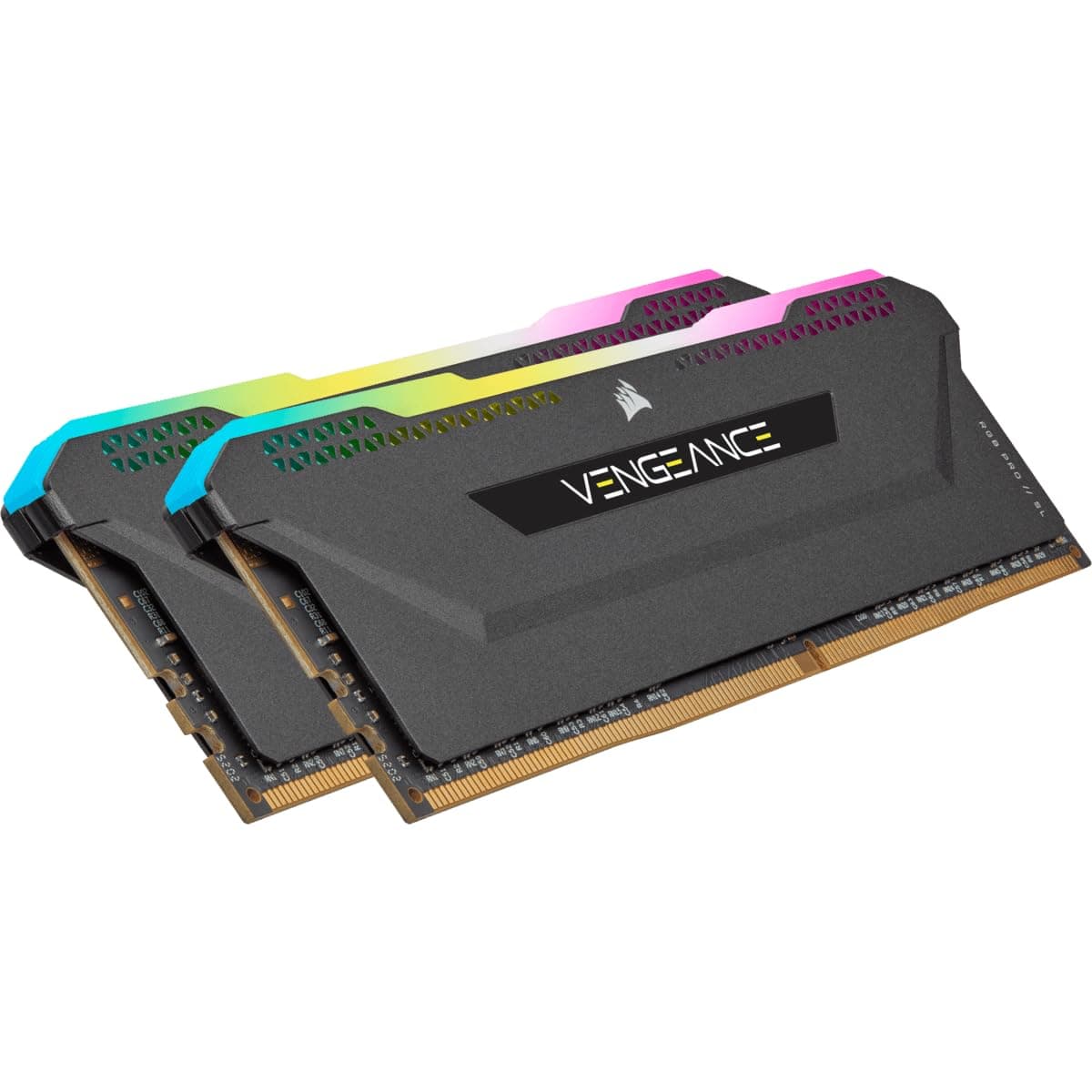 Corsair VENGEANCE RGB PRO SL 32GB (2x16GB) DDR4 Bis zu 3200MHz (PC4-25600) CL16 1.35V Desktop Memory - Schwarz CMH32GX4M2E3200C16 2 x 16 GB Bild 4