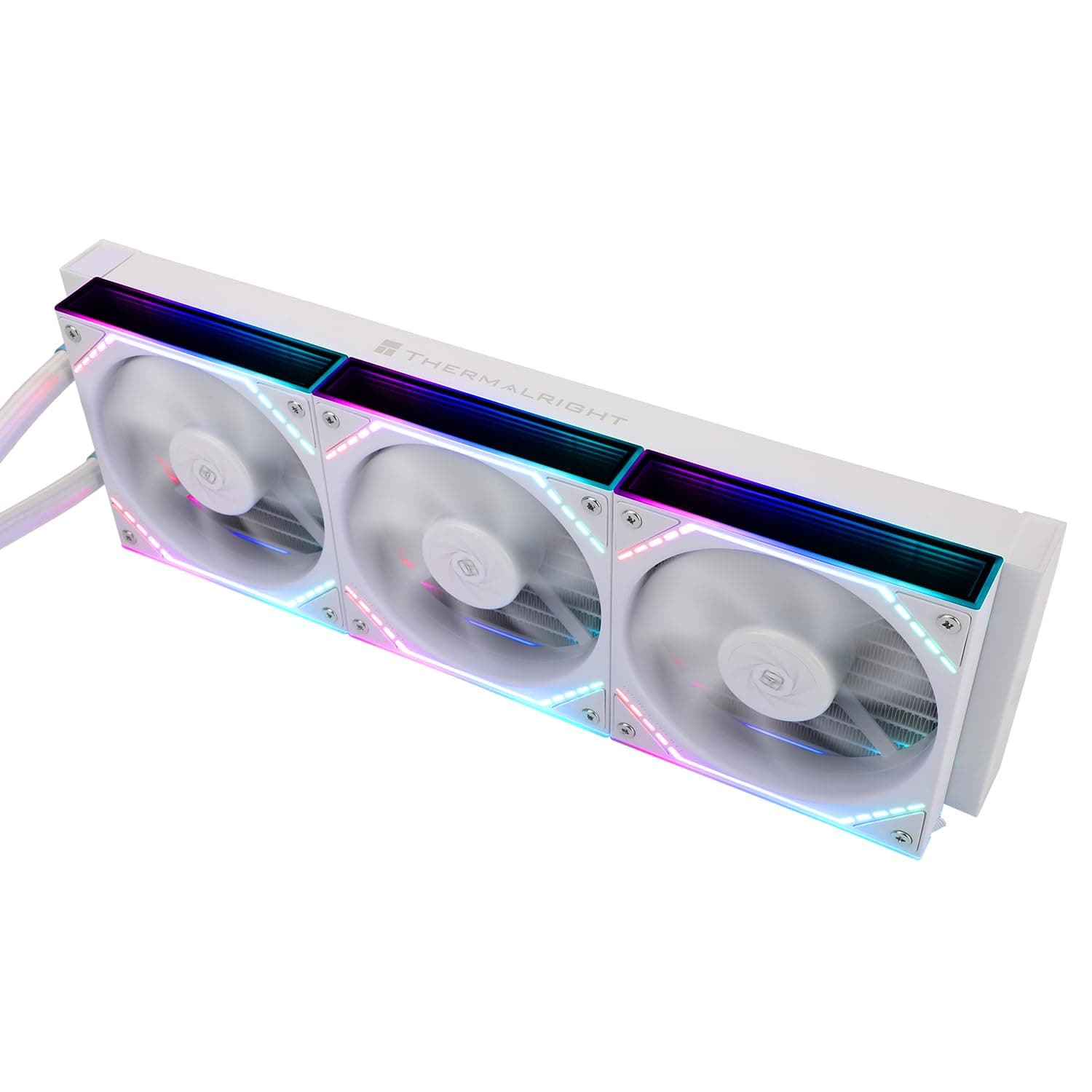 TR Thermalright Frozen Infinity 360 Weiß Liquid CPU Kühler, 360mm Aio Kühler-Infinity Spiegel Lichteffekt, 2000U/min, für AM4/AM5, Intel LGA1851/1700/1150/1151 360mm Weiß Bild 7