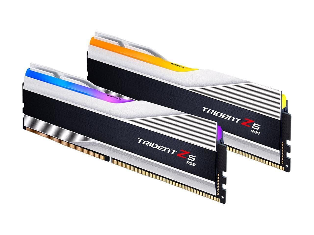 32GB G.Skill DDR5 Trident Z5 RGB 5600MHz CL40 1.20V Dual Channel Kit 2X 16GB Silver Bild 5