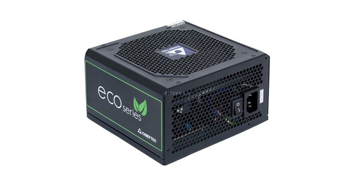 Chieftec GPE-600S Power Supply Unit 600 W 24-pin ATX PS/2 Black Bild 2