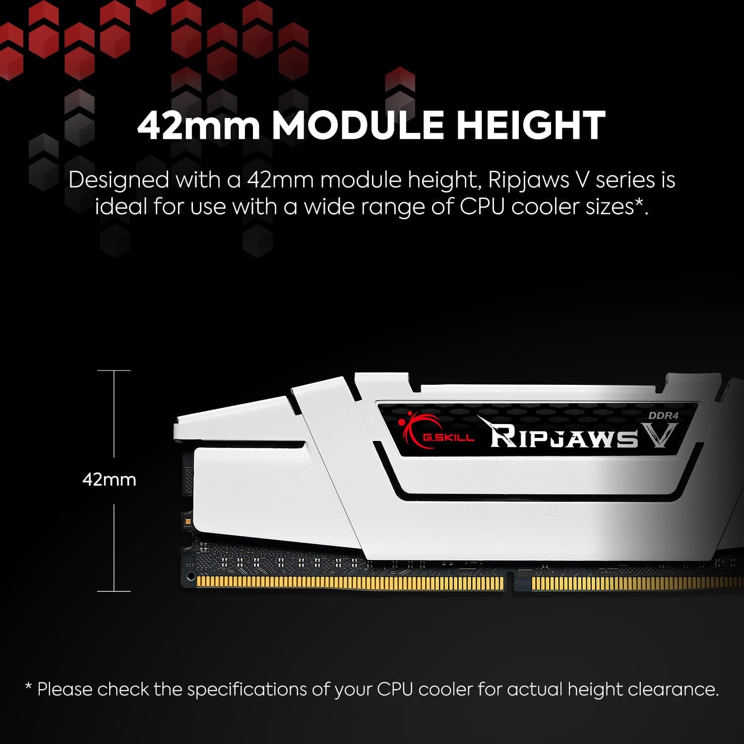 G.Skill Ripjaws V 32GB DDR4 K2 32GVKC 3600 (2x16GB) C16, F4-3600C16D-32GVKC Bild 5
