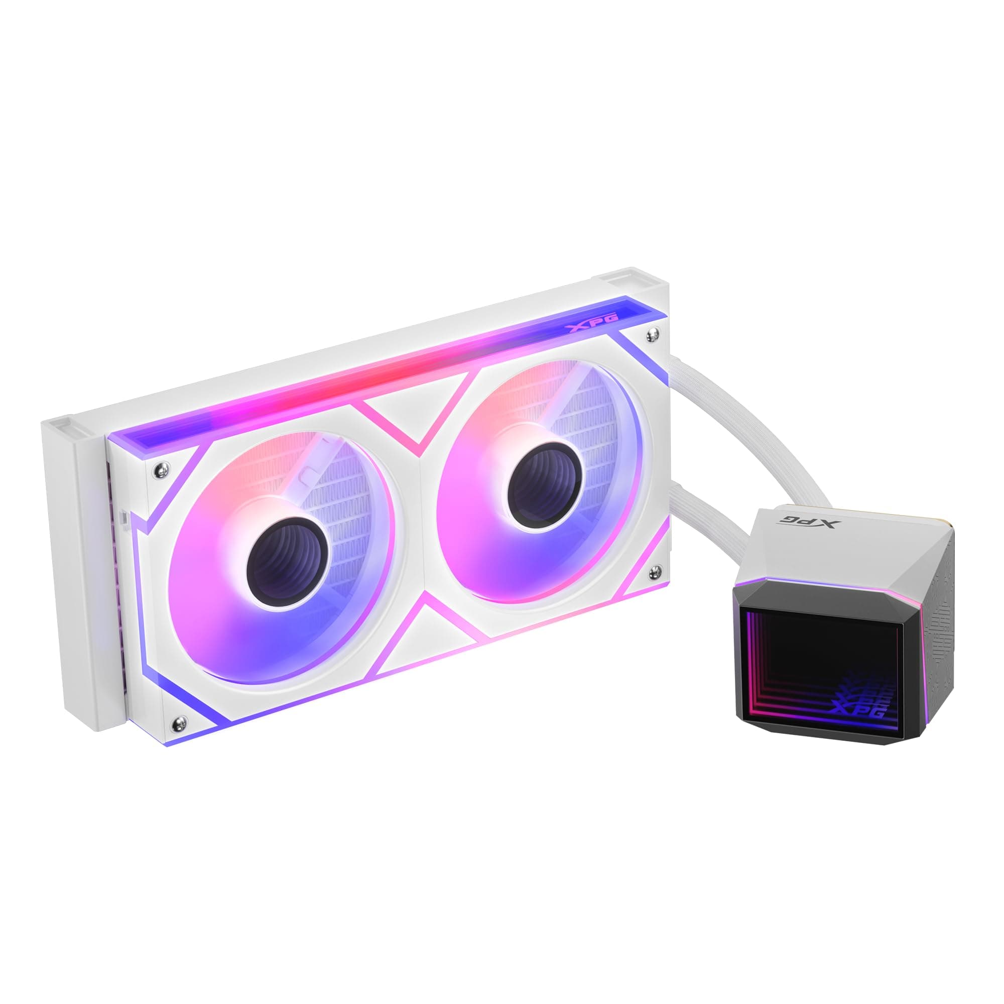 WAK XPG LEVANTE II 240 (2 * 120mm ARGB Fan) | weiß Bild 7