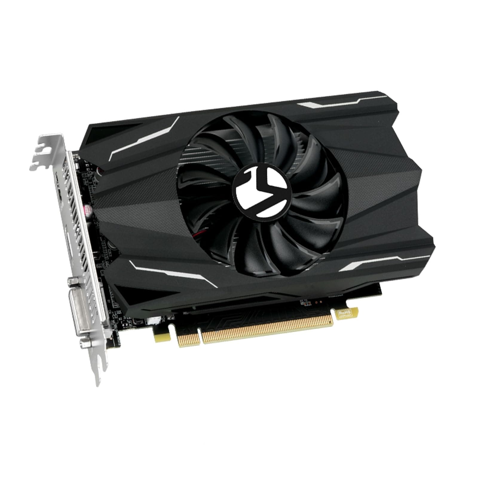 MAXSUN GEFORCE GTX 1050 Ti 4GB GDDR5 128 Bit Video Gaming Grafikkarte GPU für Mini ITX Gaming PC, DisplayPort, HDMI, DVI-D, Single Fan Cooling System Bild 3